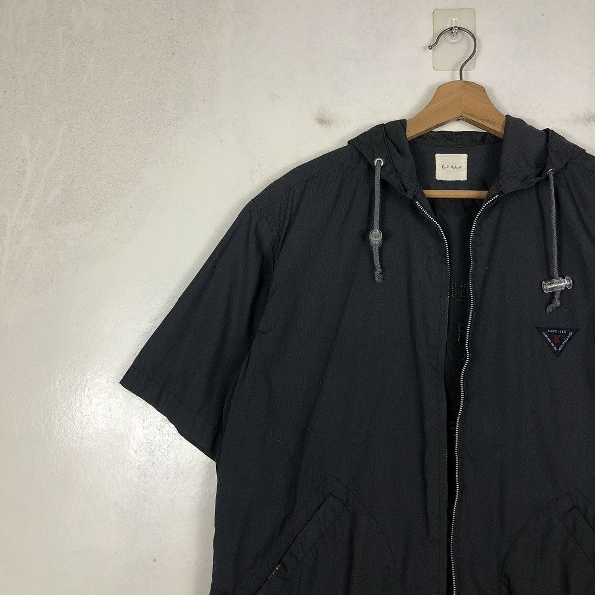 Japanese Brand × Vintage 📌VINTAGE SHORT SLEEVE BIKER JACKET KARL HELMUT JAPAN Size US L / EU 52-54 / 3 - 8 Thumbnail