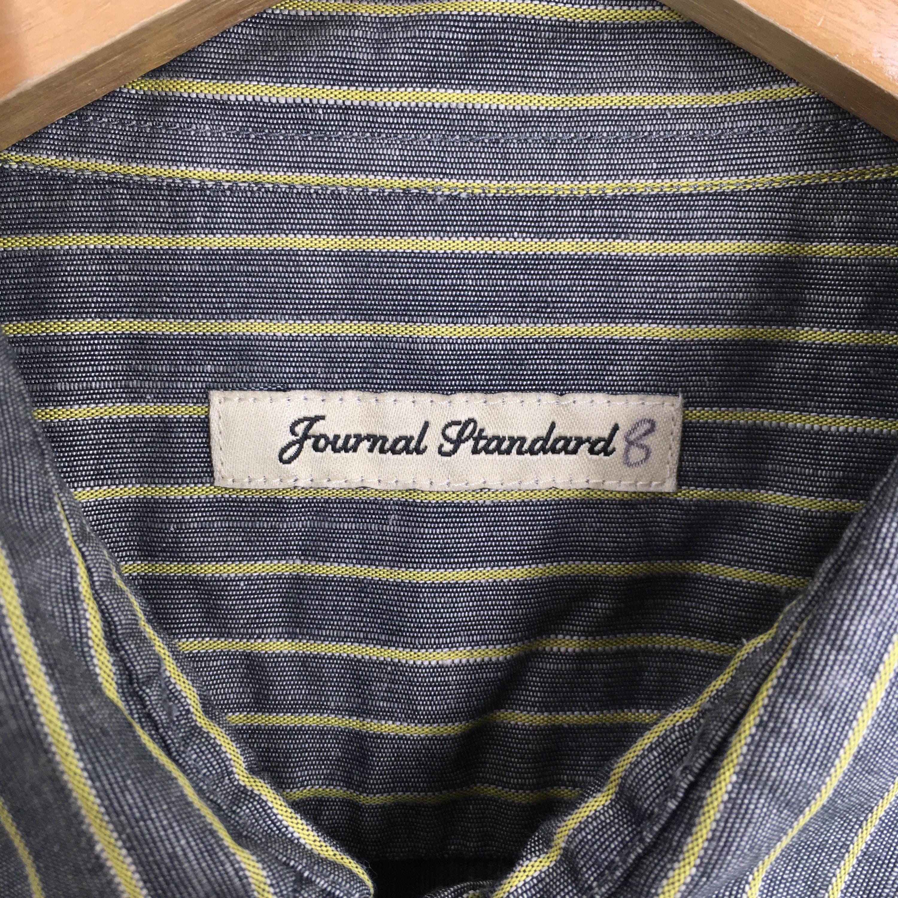 Journal Standard Vintage Journal Standard Stripes Work Shirt Medium Size US M / EU 48-50 / 2 - 5 Thumbnail