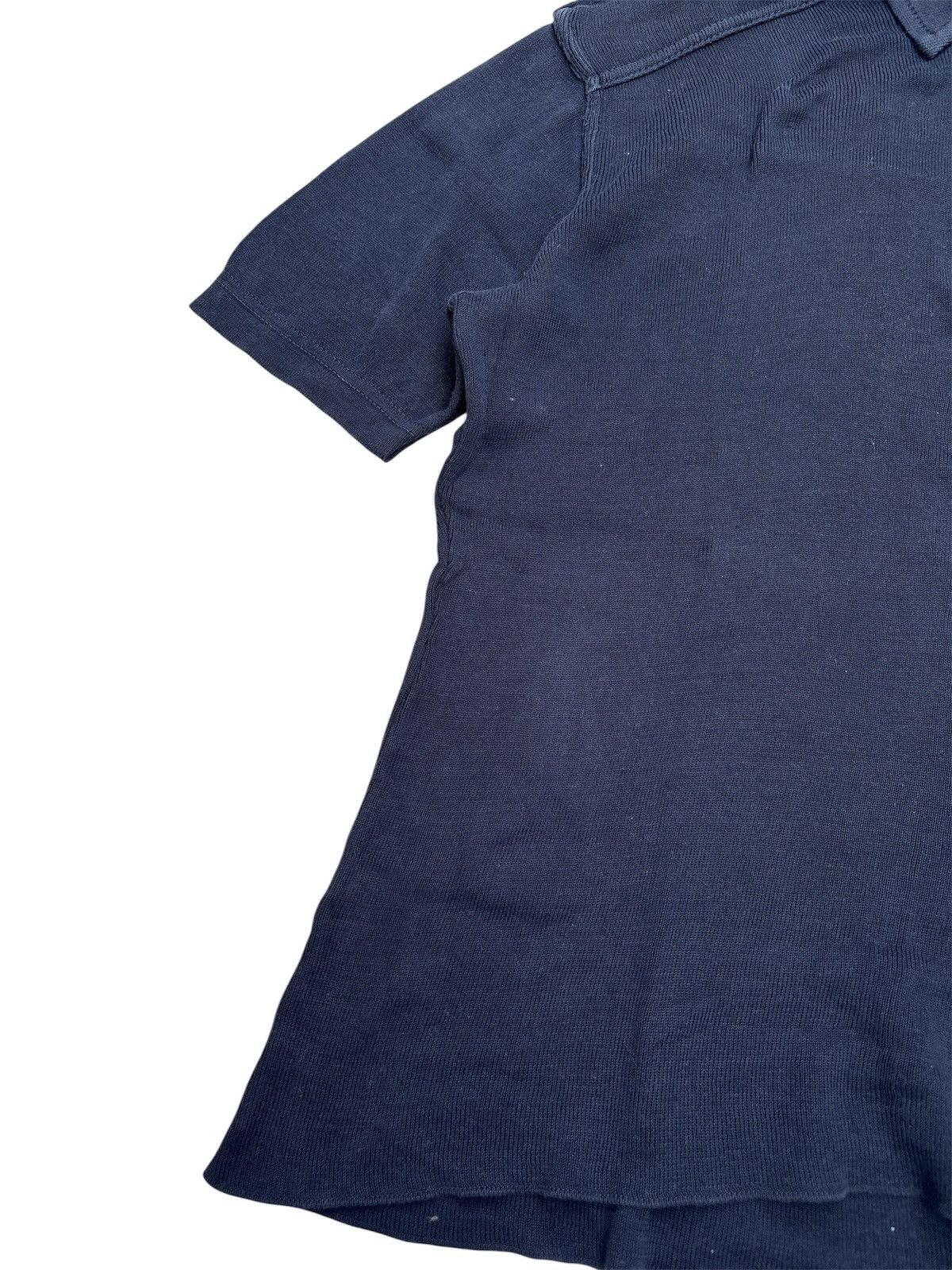 Prada 1990s Crop Military Polo Shirt Size US M / EU 48-50 / 2 - 5 Thumbnail