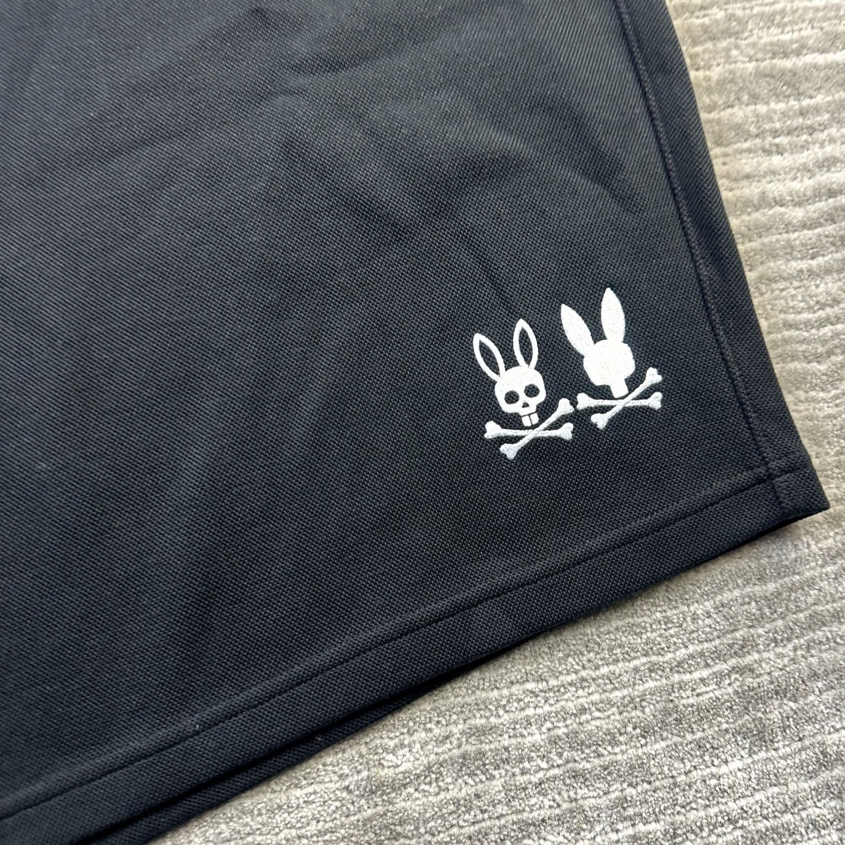 Psycho Bunny Psycho Bunny Shorts Mens 3XLT 3XL Tall Black Sweat Knit Fleece Logo Size US 39 - 3 Thumbnail