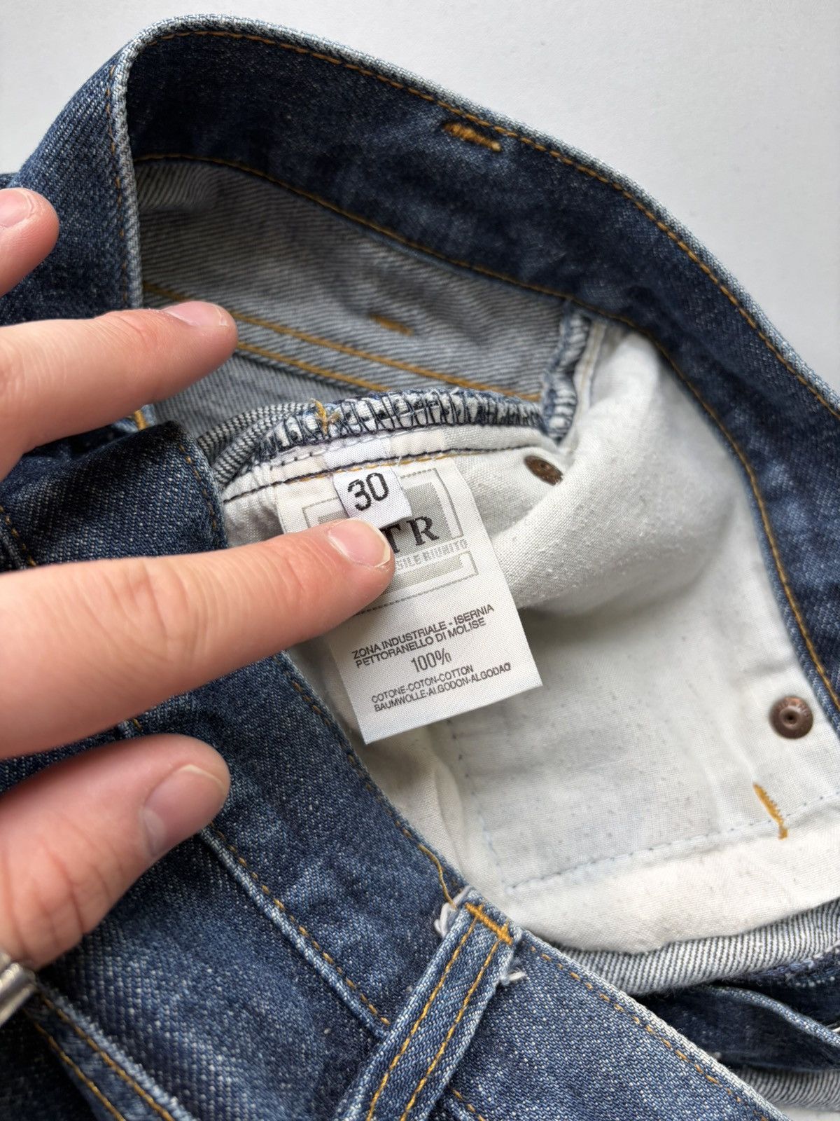 Helmut Lang Archive Helmut Lang AW97 raw denim jeans Size US 30 / EU 46 - 13 Thumbnail