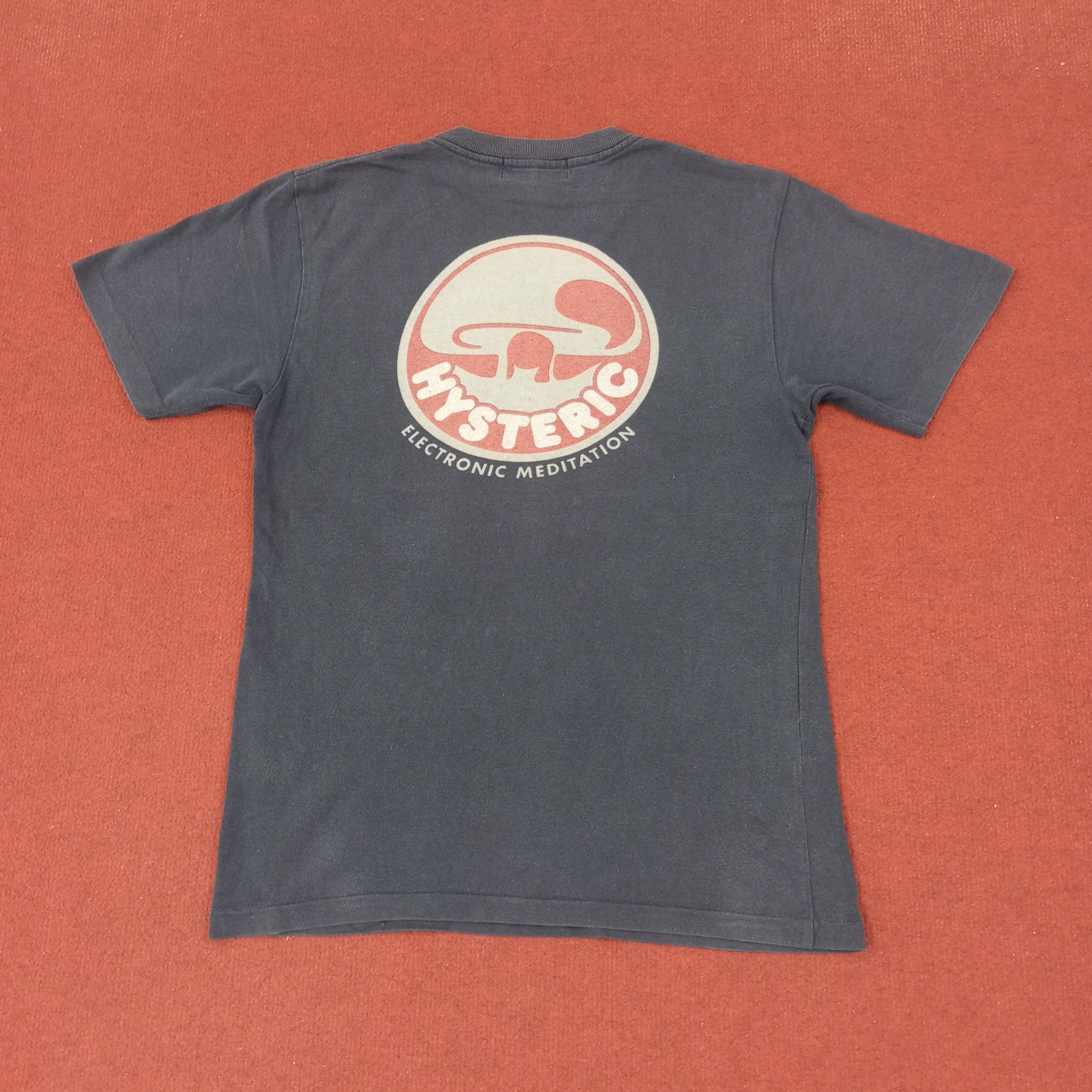 Hysteric Glamour × Japanese Brand × Vintage Hysteric Glamour Streetwear Backprint Design Tshirt c219n19 Size US S / EU 44-46 / 1 - 1 Thumbnail