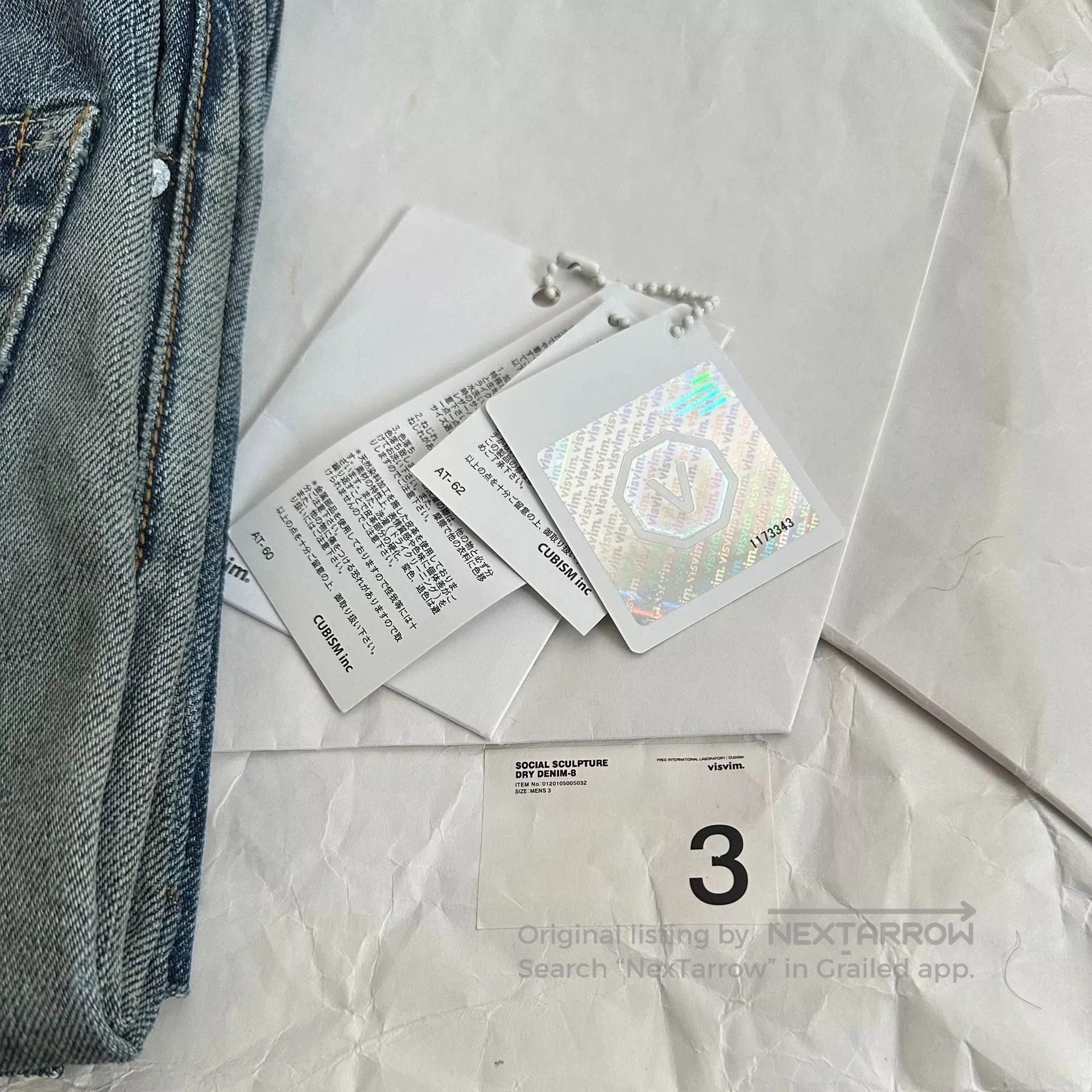Visvim visvim dry8 distressed denim pants size 3. Size US 40 / EU 56 - 9 Thumbnail