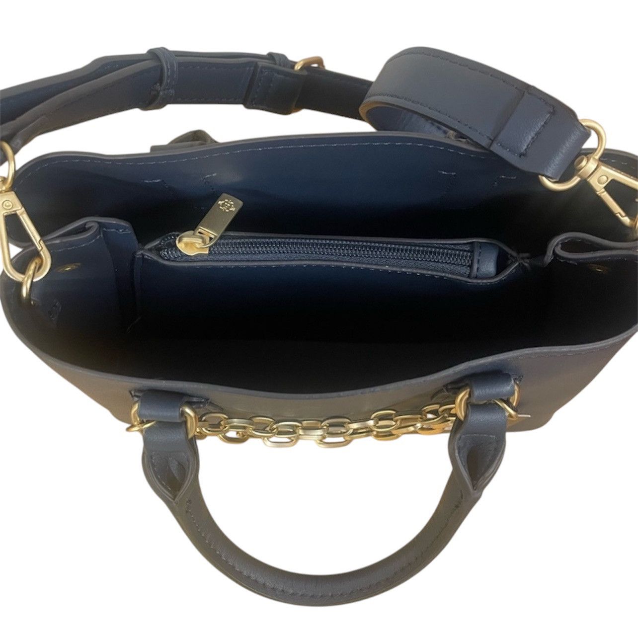 Nanette Lepore Nanette Lepore NWT Midnight NavyCrossbody Top Handle Handbag Size ONE SIZE - 4 Thumbnail