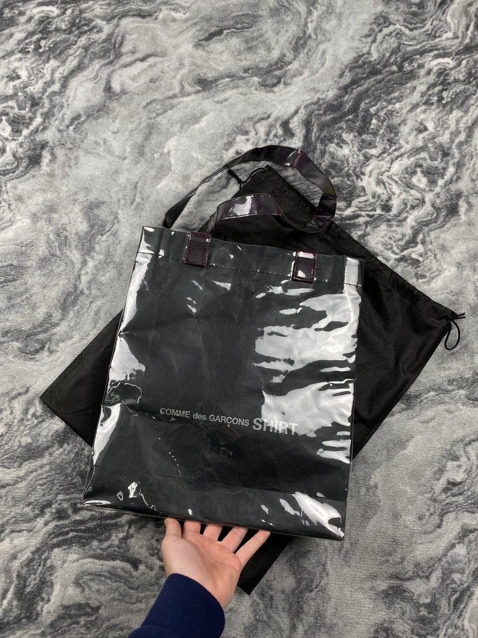 Comme des Garcons Comme Des Garcons Market PVC Tote Bag Black Size ONE SIZE - 5 Thumbnail