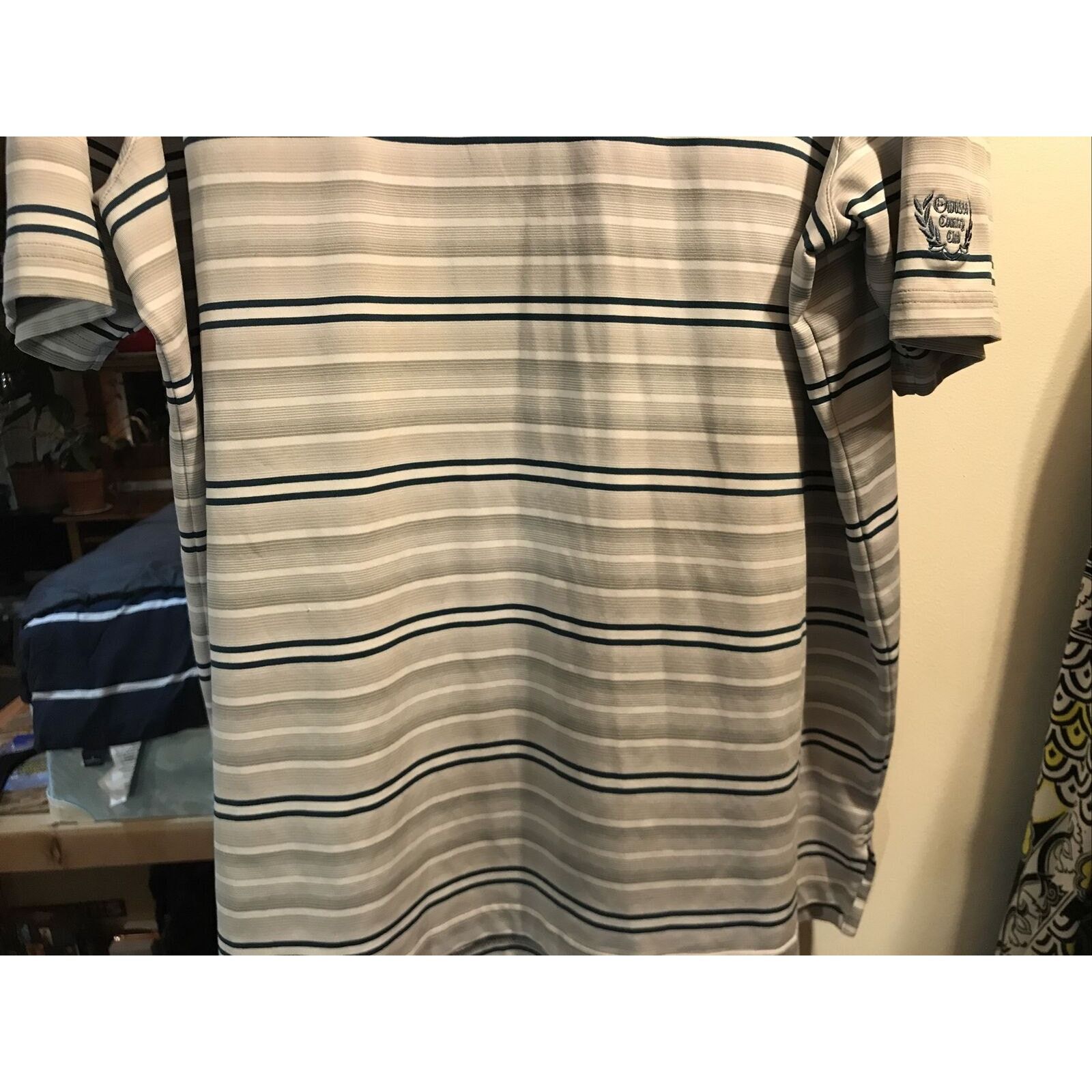 Under Armour Under Armour Heat Gear Mens XXL Striped Polyester Polo Shirt Size US XXL / EU 58 / 5 - 5 Thumbnail