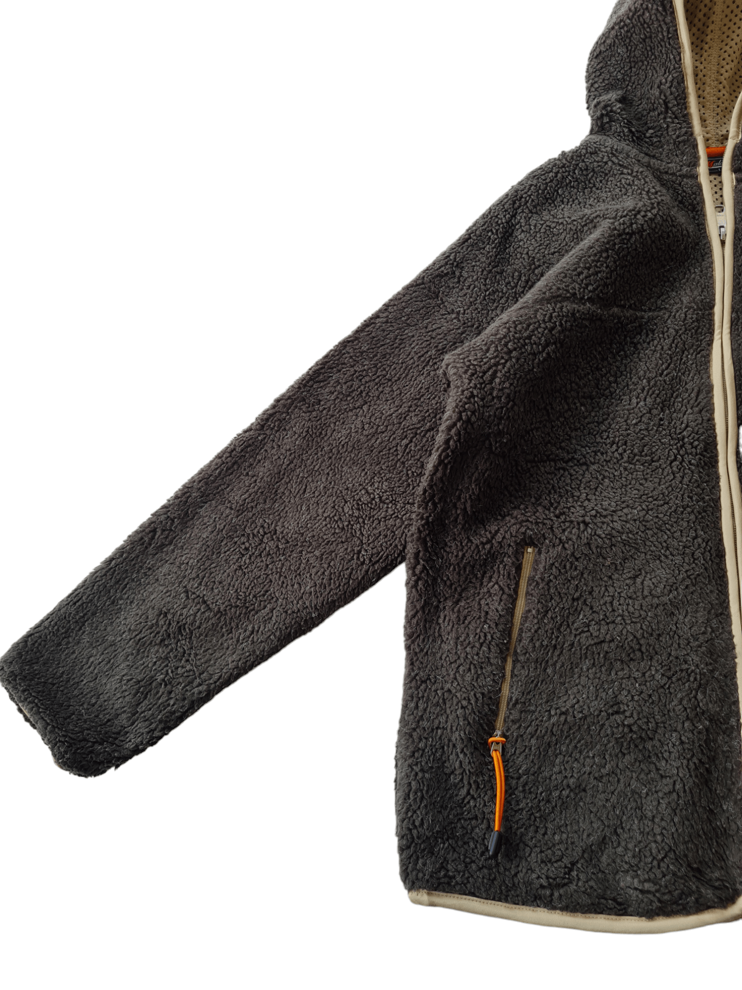 Vintage Maladoy Sherpa Jacket Hoodie Size US L / EU 52-54 / 3 - 2 Thumbnail