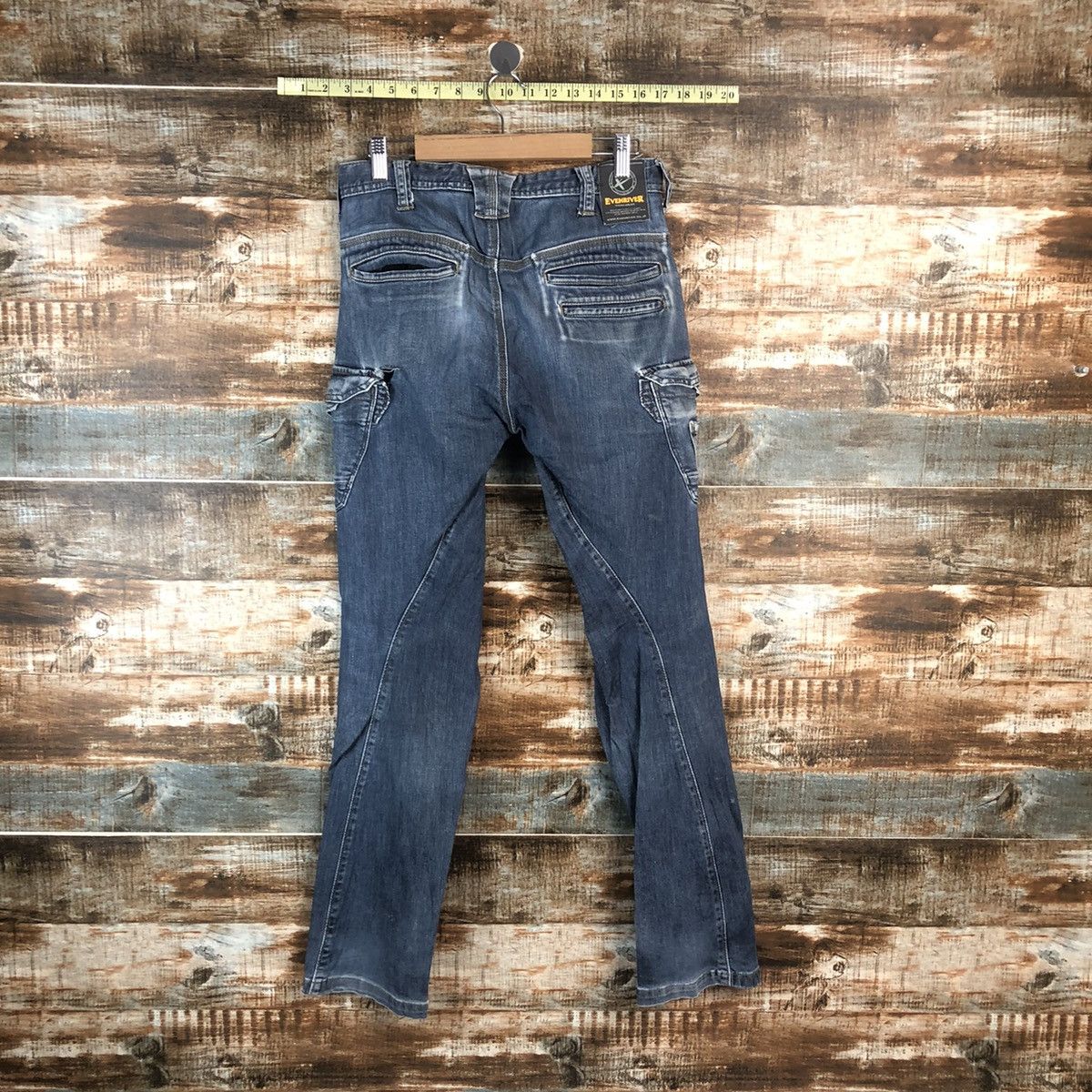 Japanese Brand Even River Black Distressed Denim Pants #A2107 Size US 30 / EU 46 - 16 Thumbnail