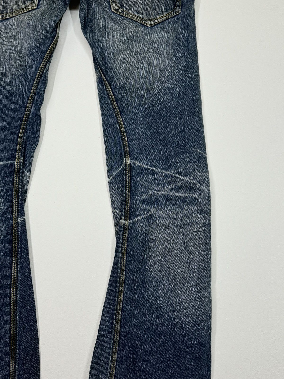 If Six Was Nine × Le Grande Bleu (L.G.B.) × Nicole Club FLARE NICOLE CLUB FOR MEN MUD WASH BOOT CUT DENIM Size US 30 / EU 46 - 15 Thumbnail