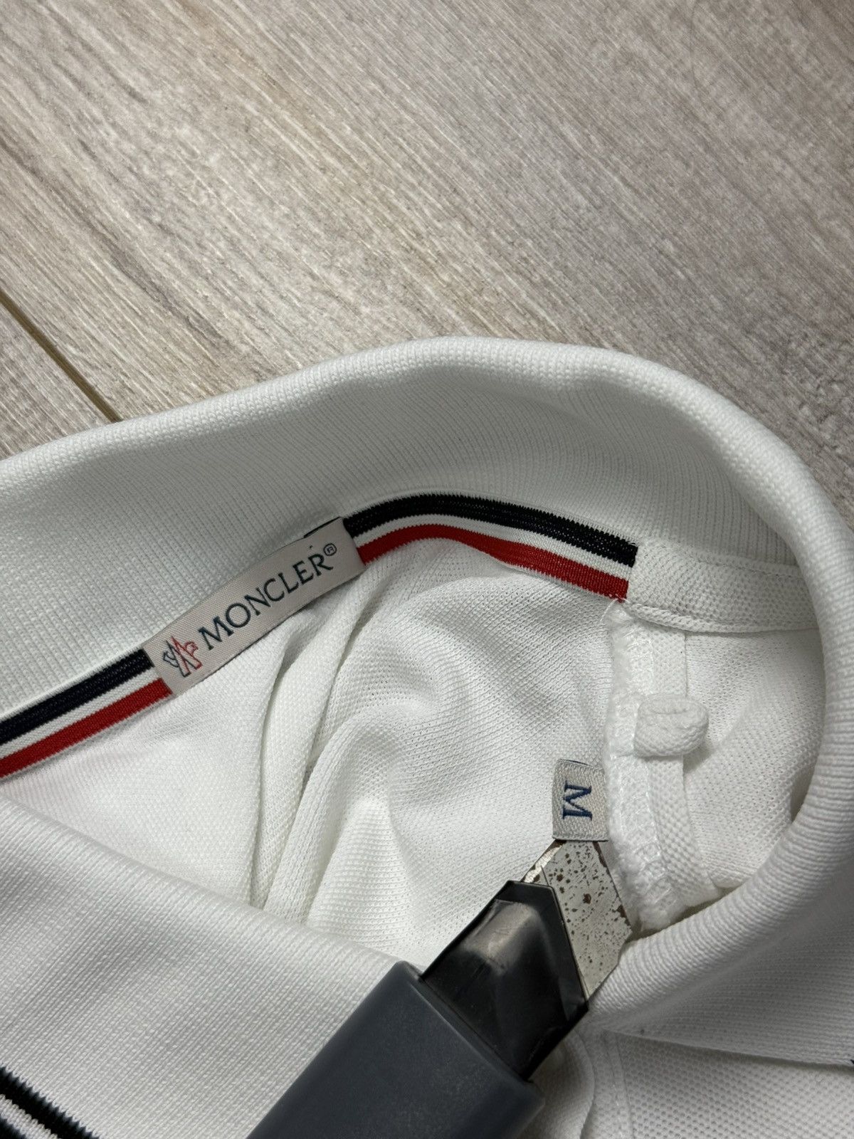 Moncler Moncler Polo With Large Patch Logo Size M / US 6-8 / IT 42-44 - 9 Thumbnail