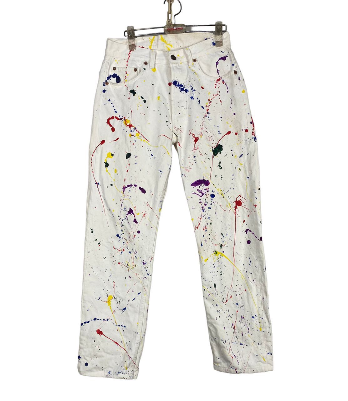 Vintage Levi’s multicolor paint denim pants