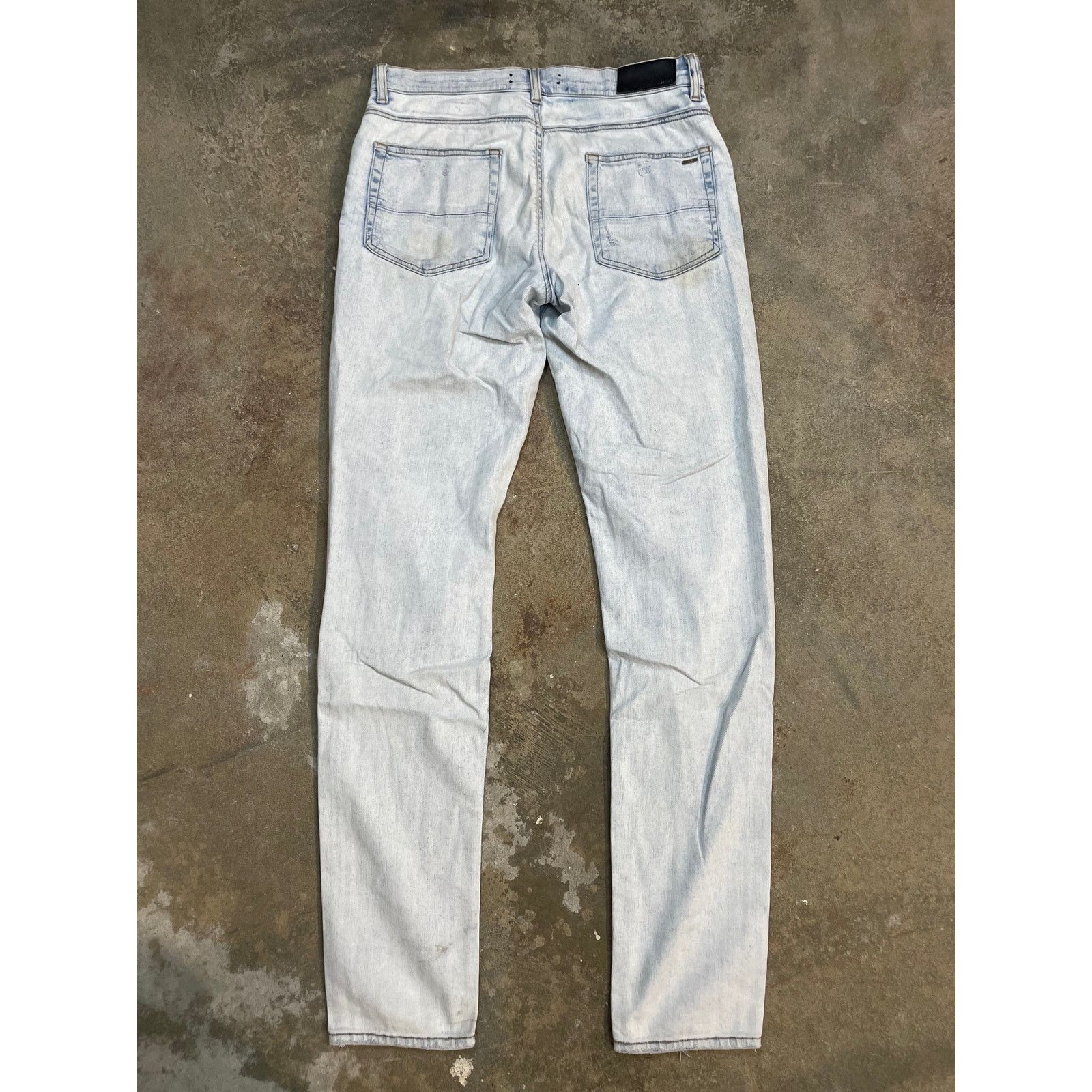 Amiri Amiri Jean Lightwash A Patch 32 Used Size US 32 / EU 48 - 3 Thumbnail