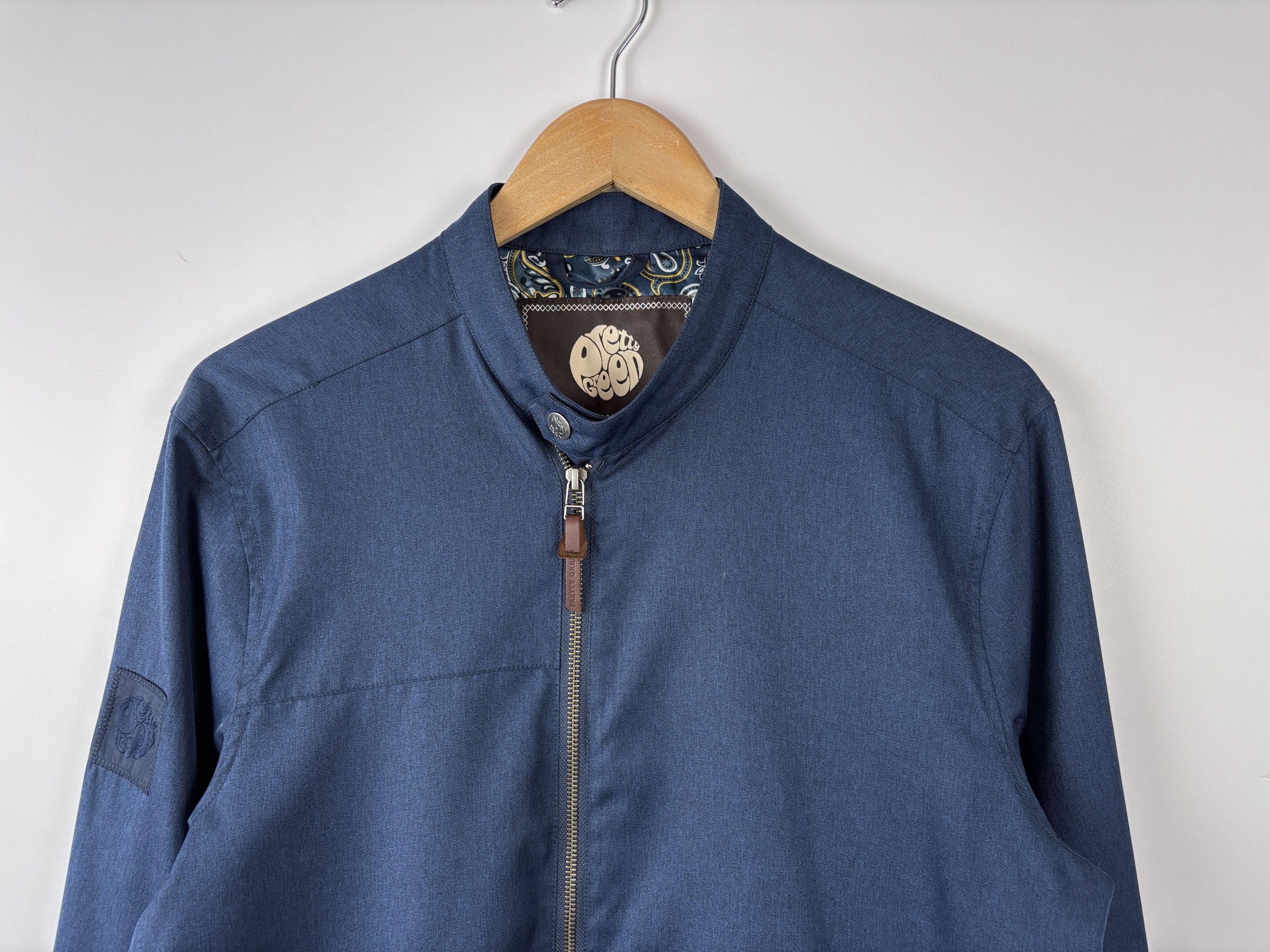 Pretty Green Pretty Green Jacket Lining Paisley All Over Print Blue L Size US L / EU 52-54 / 3 - 2 Thumbnail