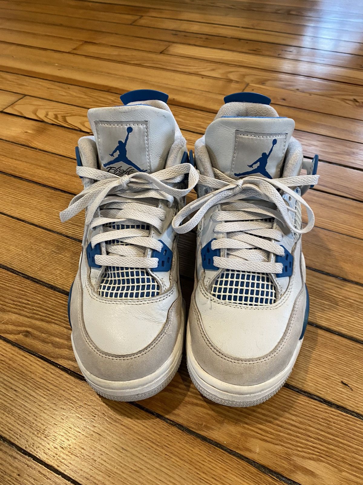 Jordan Brand × Nike 5.5Y 7W military blue Jordan 4 retro Size US 5.5 / EU 38 - 4 Thumbnail