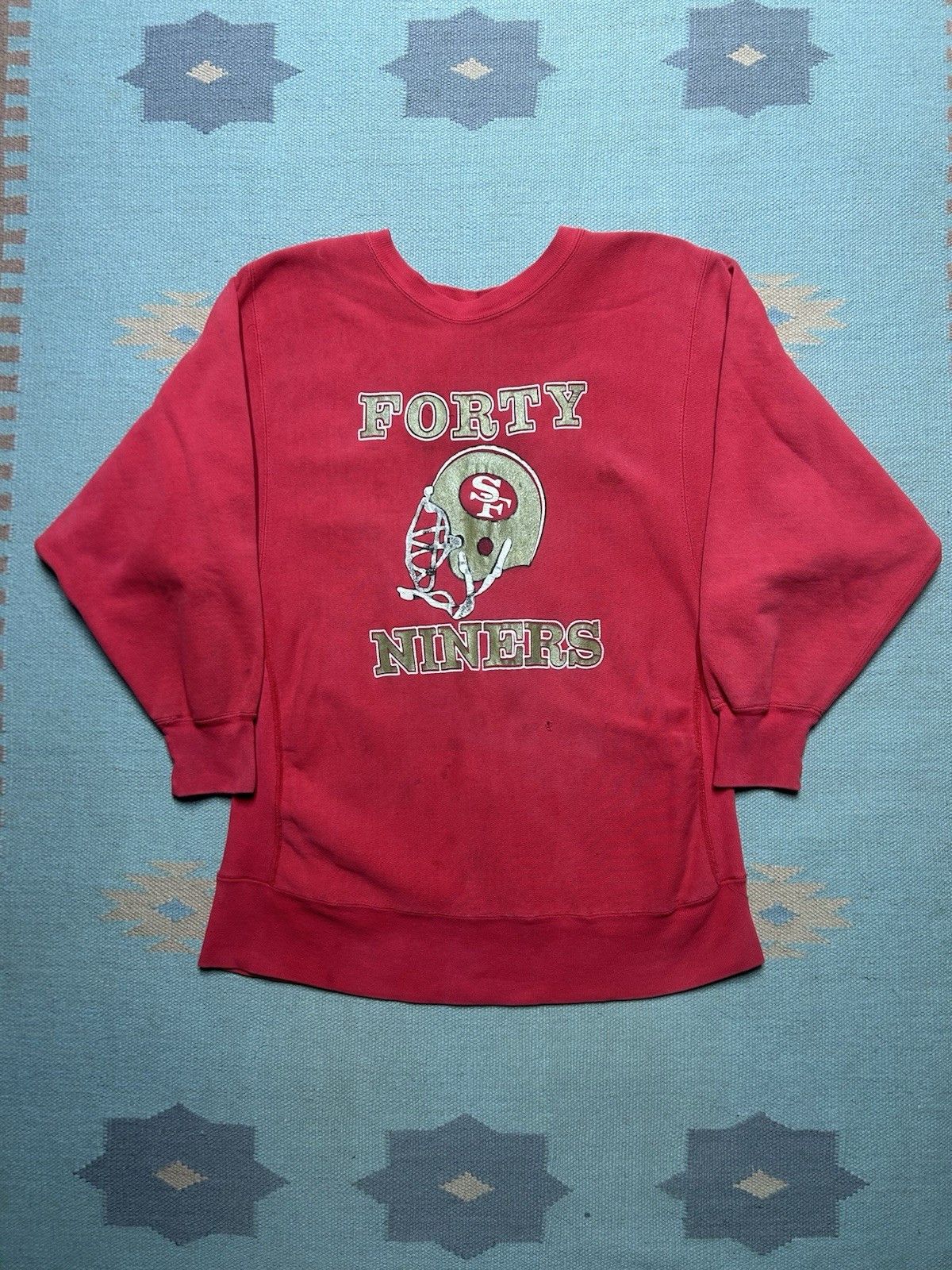 Vintage Vtg Camber sweatshirt San Francisco 49ers helmet large Size US L / EU 52-54 / 3 - 1 Thumbnail