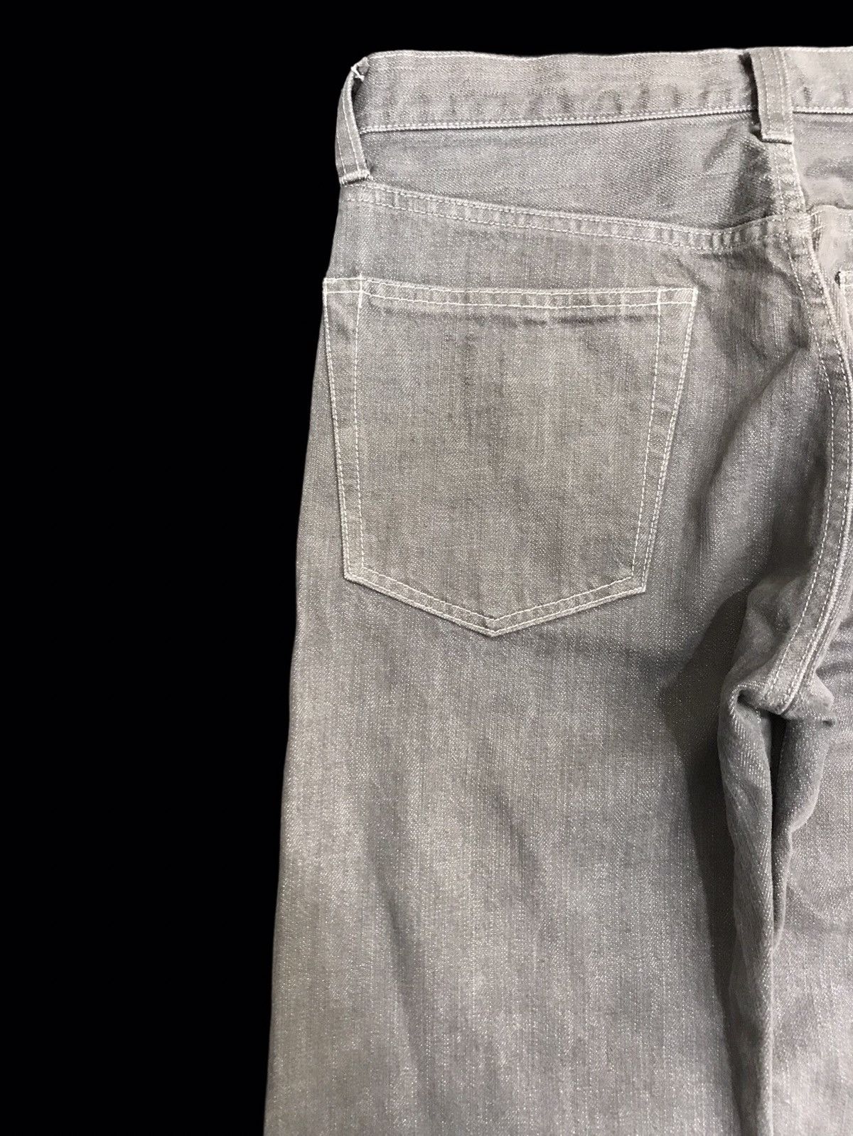 Japanese Brand 💥90s Style💥MODEST GOVERN REGULAR GREY JAPAN DENIM F400 Size US 29 - 11 Thumbnail