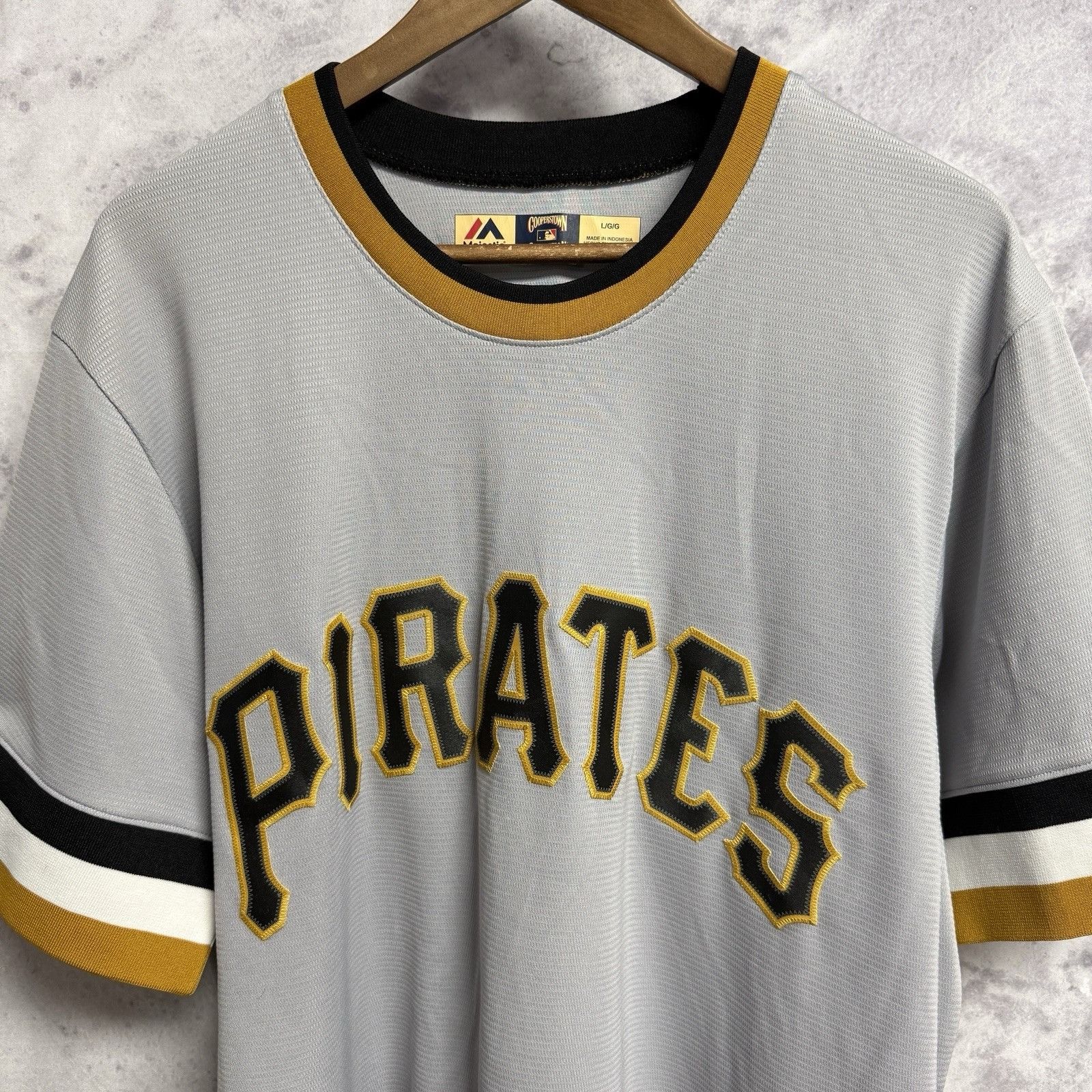 Majestic Majestic Roberto Clemente Pittsburgh Pirates Jersey Mens L Size US L / EU 52-54 / 3 - 3 Thumbnail