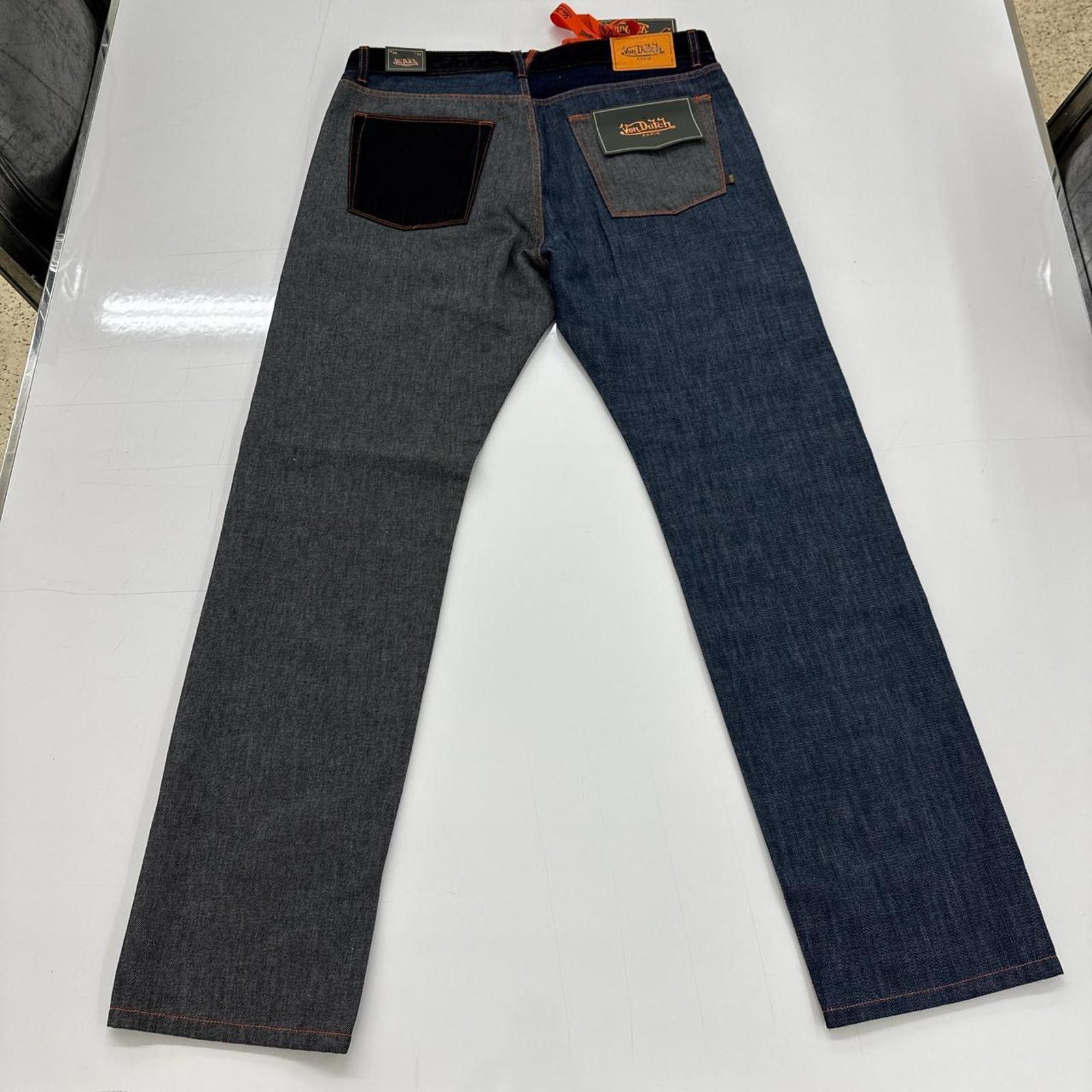 Von Dutch Von Dutch Originals Patchwork Jeans Scotty Blue Size 36x34 Size US 36 / EU 52 - 2 Thumbnail