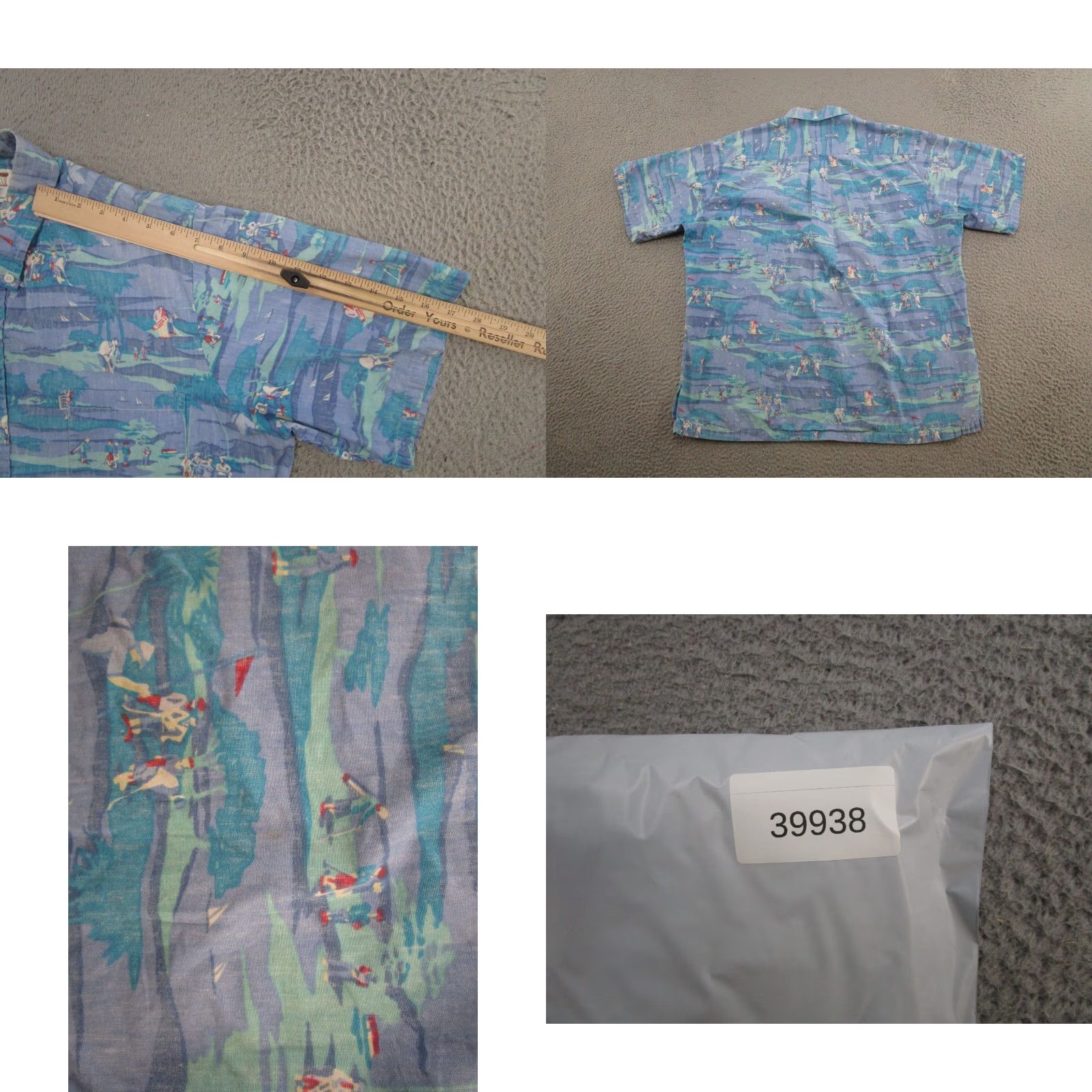 Gloverall Kahala Button-Up Hawaiian Shirt XL Multicolor Cotton 90s Surfing Casual Workwear Men Size US XL / EU 56 / 4 - 8 Thumbnail