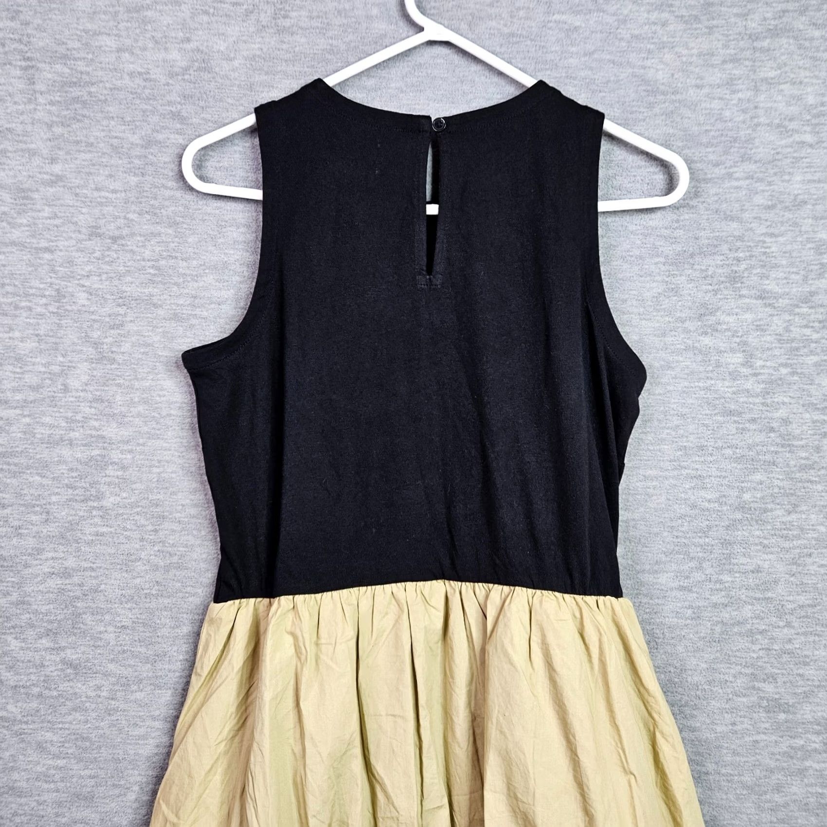 Loft LOFT By Ann Taylor Women's Mini Dress Bubble Hem Sleeveless PM Petite Multicolor Cotton Blend Short Dress Size PM NEW I guess Size M / US 6-8 / IT 42-44 - 2 Thumbnail
