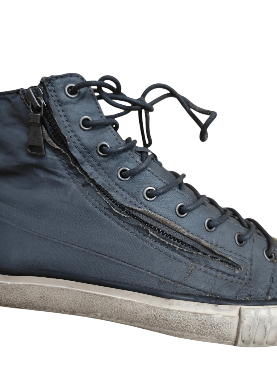 John Varvatos John Varvatos Worn Highcut Sneakers Size US 7.5 / EU 40-41 - 9 Thumbnail
