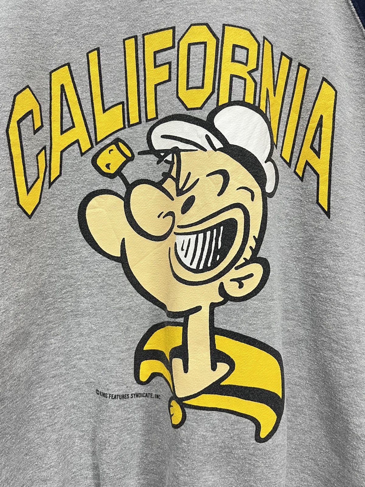 Cartoon Network 90’s POPEYE CALIFORNIA 2-Tone Big Print Sweater Made in Jpn Size US M / EU 48-50 / 2 - 4 Thumbnail