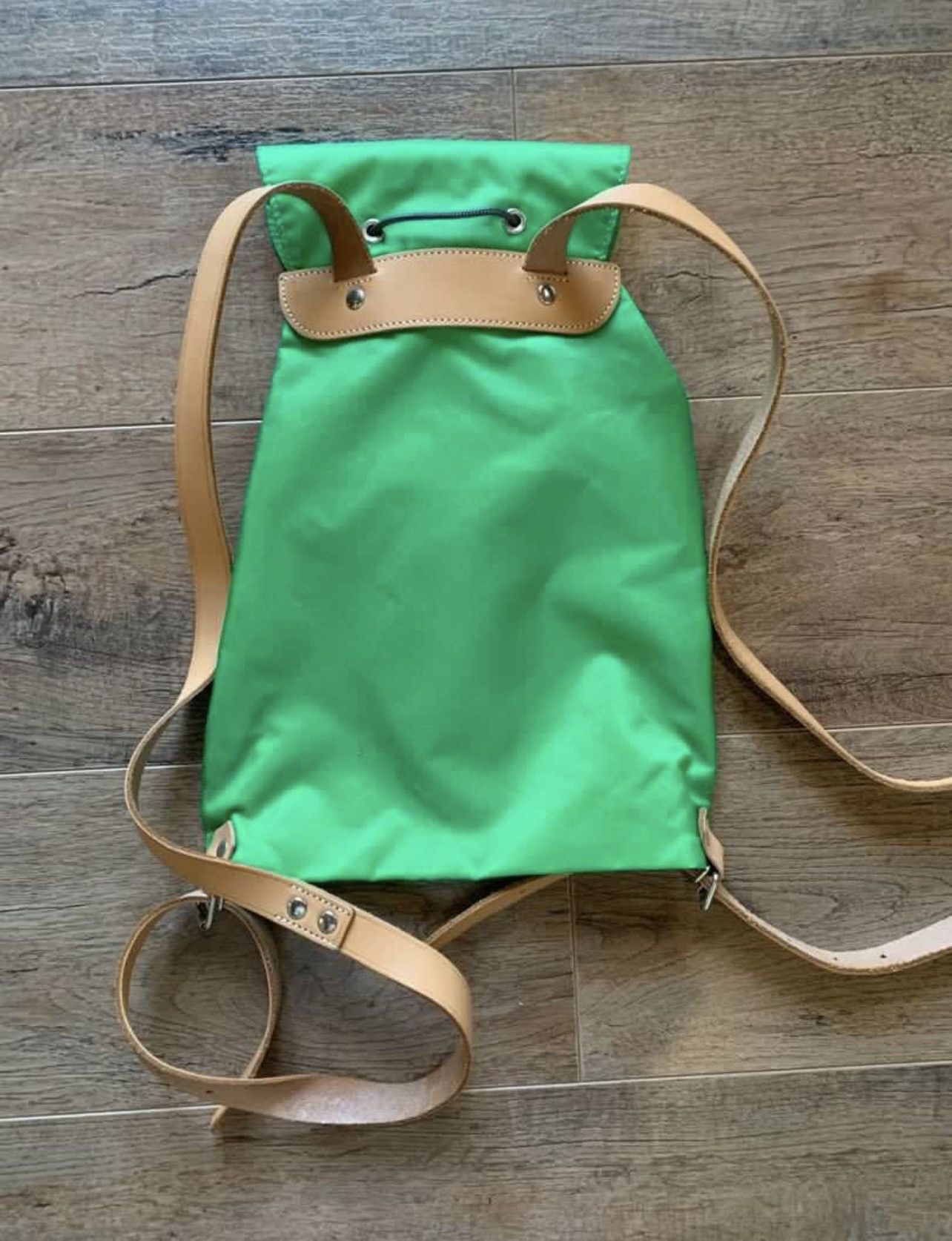Comme des Garcons 🔥 Vintage Comme des Garçons nylon green strap leather bag Size ONE SIZE - 2 Thumbnail