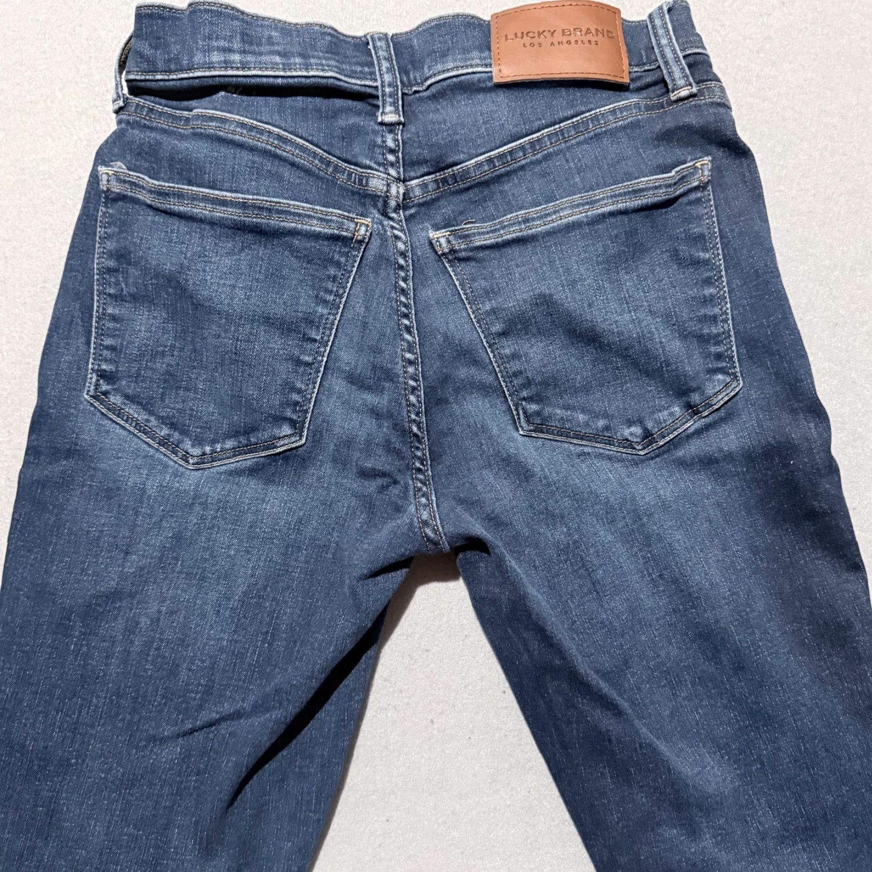 Lucky Brand Lucky Brand Skinny Jeans Women's Blue Denim Mid-Rise Zip-Fly Slim Fit - 2 Size 26" / US 2 / IT 38 - 4 Thumbnail