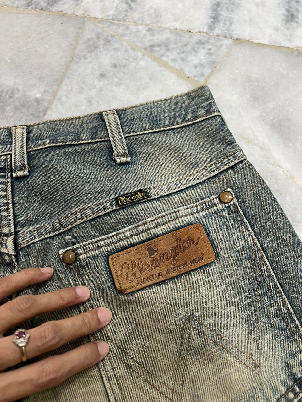 Wrangler Vintage Wrangler Blue Bell Rusty Selvedge Denim Size US 31 - 8 Thumbnail
