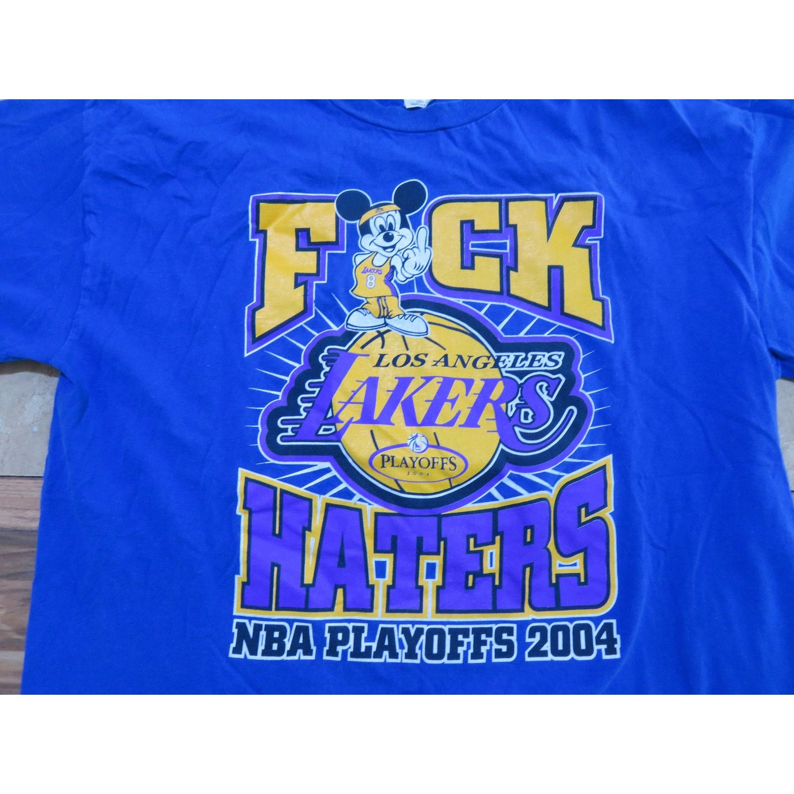 Other 2004 Lakers Haters T-Shirt – Mickey Mouse Graphic, Sz 2XL Size US XXL / EU 58 / 5 - 4 Thumbnail