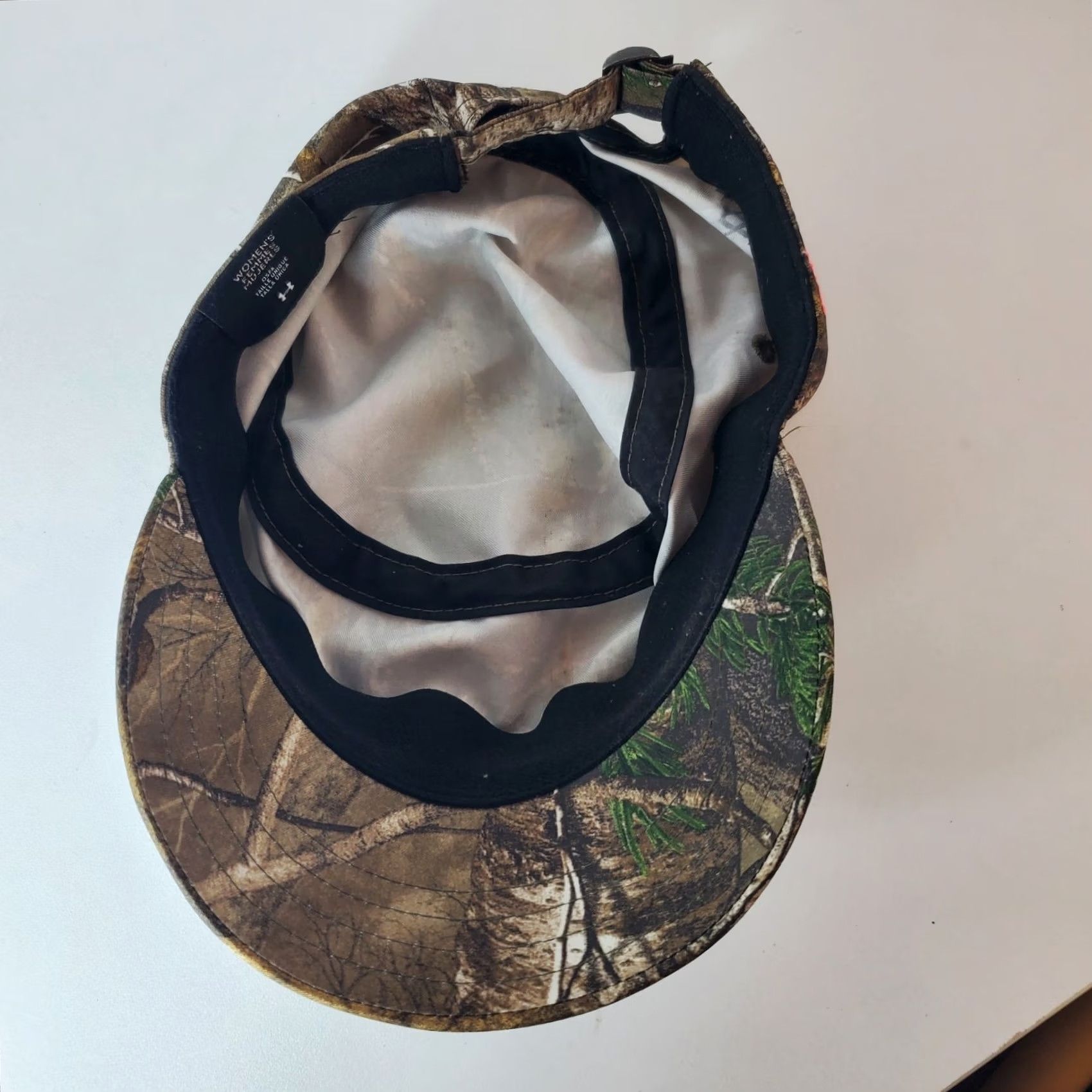 Under Armour Under Armour Realtree Camo Cadet Hat Cap Womens One Size Adjustable Buckle Embroidered Logo Military Cowgirl Hunting Cap Size ONE SIZE - 7 Thumbnail