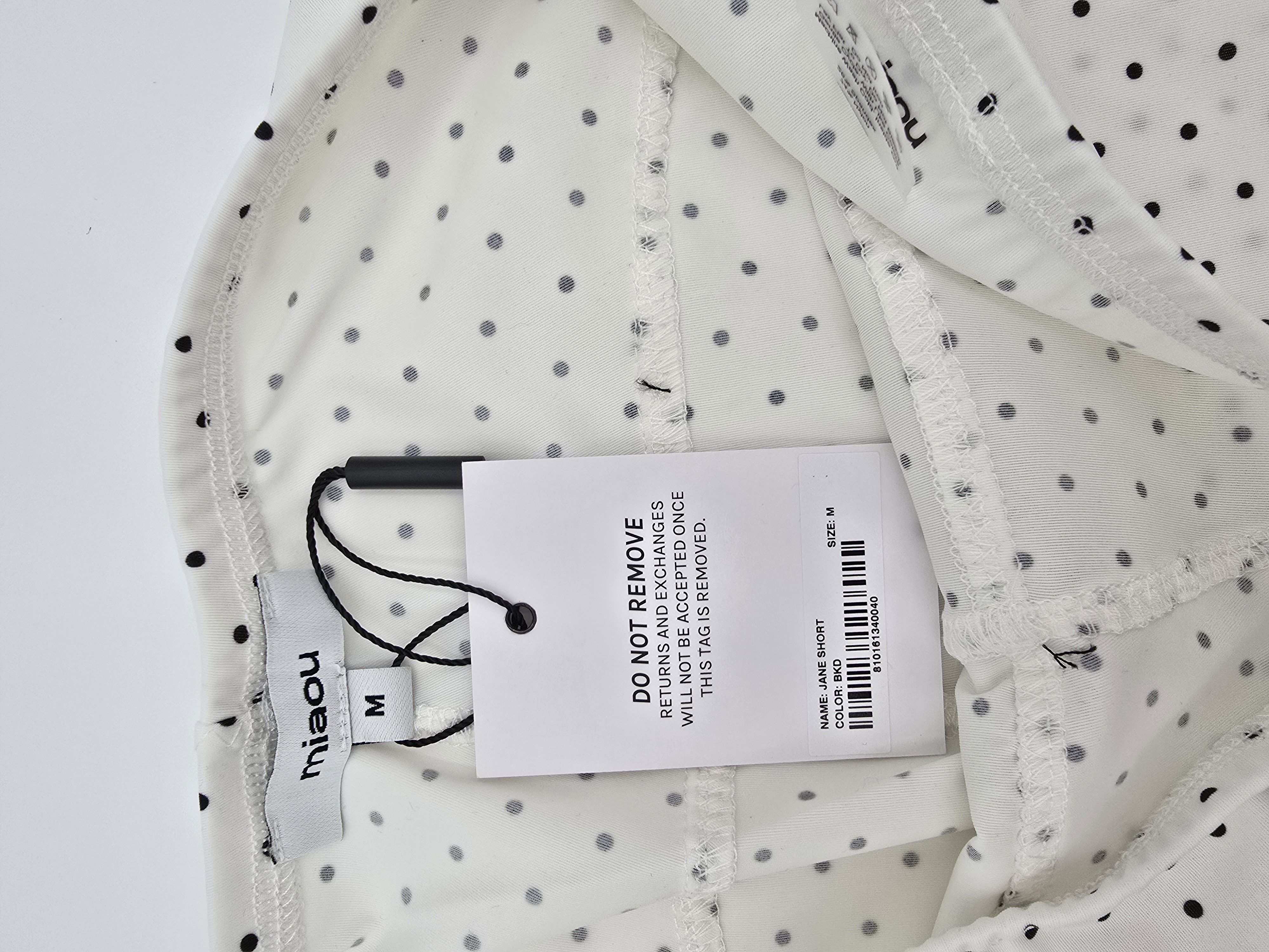 Miaou Miaou Jane Short - Black Polka Dot Size 28" / US 6 / IT 42 - 6 Thumbnail
