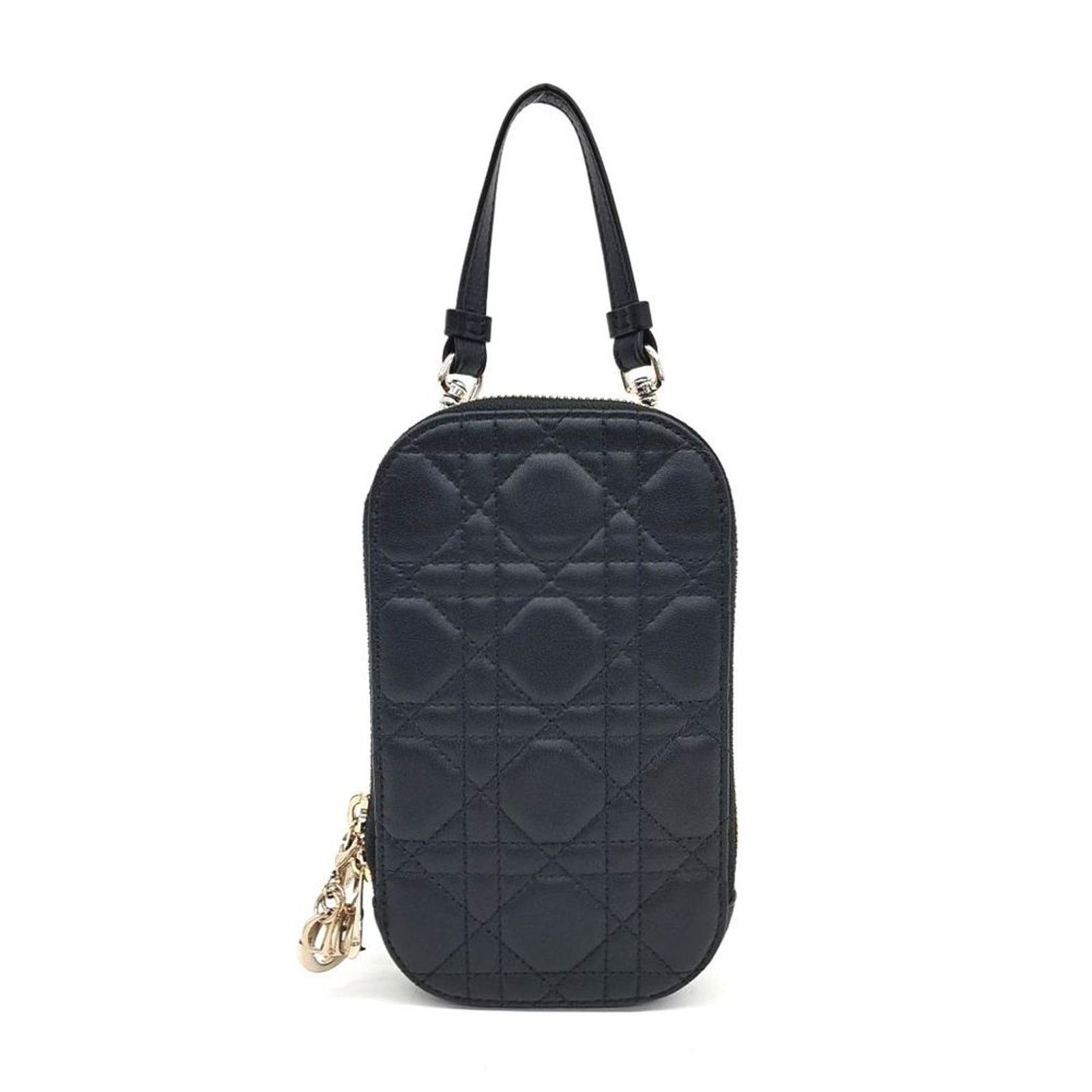 Christian Dior Phone Holder Cross Bag S0872 (5773861) in Black, Women's