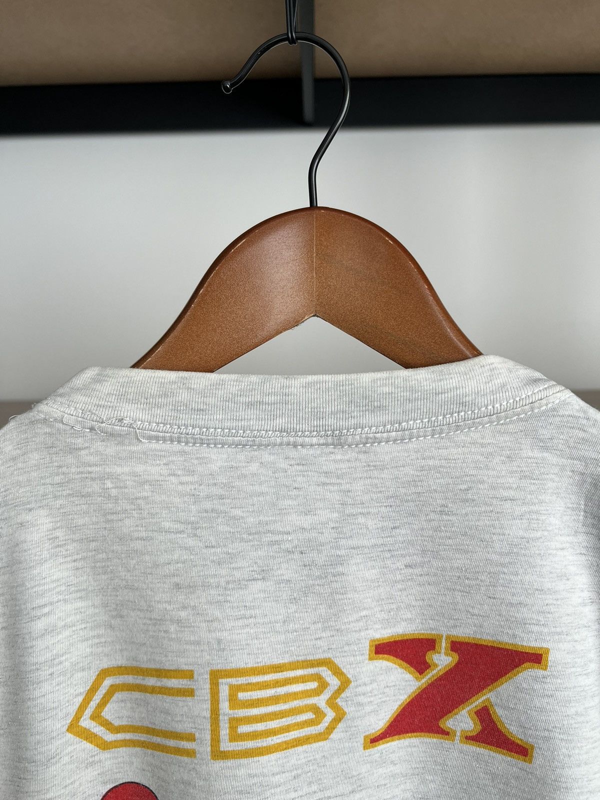 Vintage Vintage 90s Honda CBX 1000 Super Six Moto Gray T-shirt Size US XL / EU 56 / 4 - 16 Thumbnail