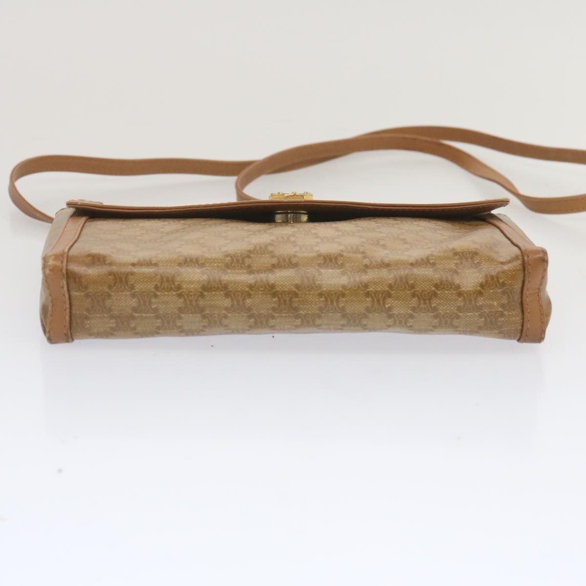 Celine CELINE Macadam Canvas Shoulder Bag Beige Size ONE SIZE - 5 Thumbnail