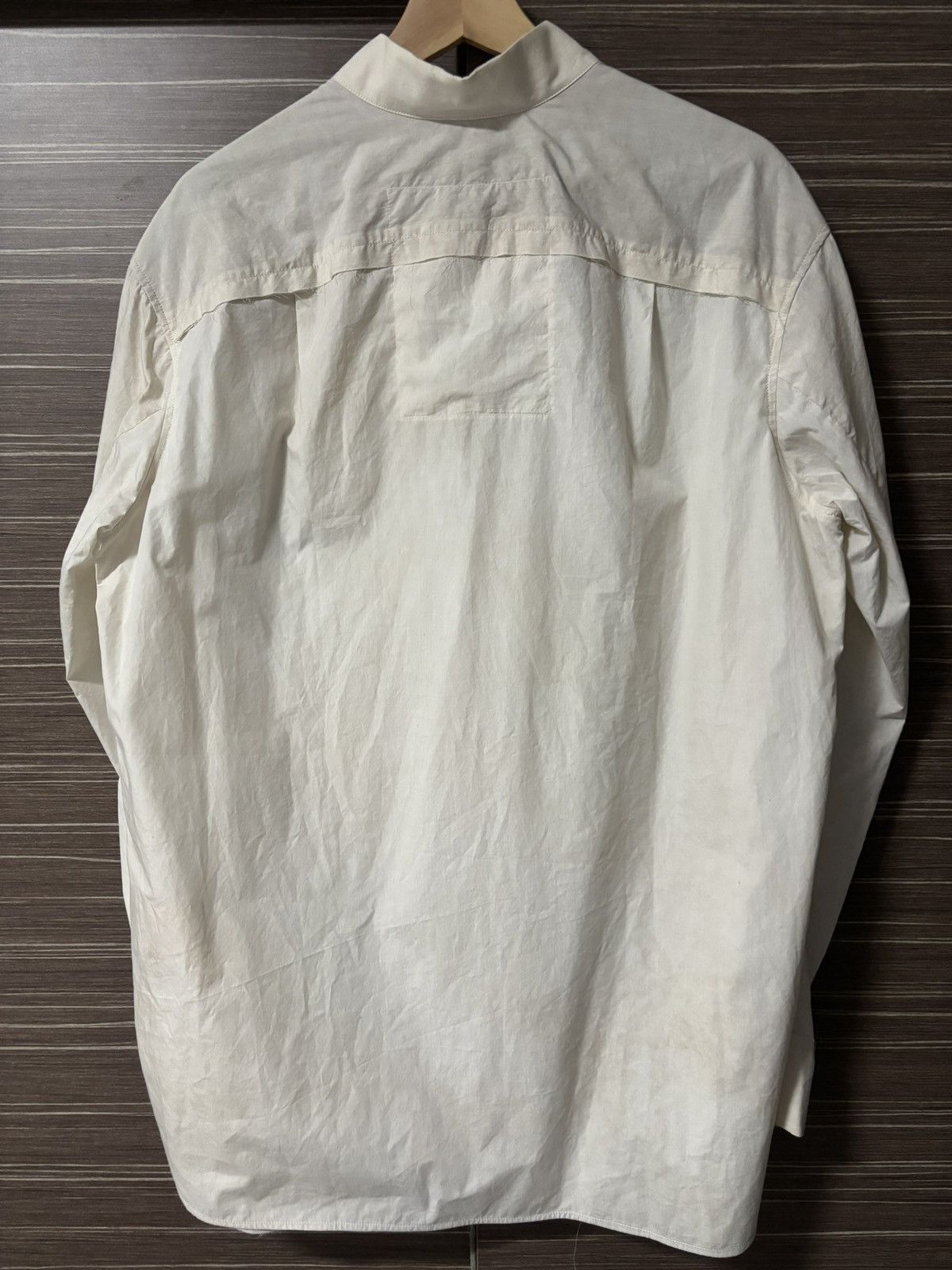 Ziggy Chen Ziggy Chen White Cotton Shirt Size US M / EU 48-50 / 2 - 2 Thumbnail