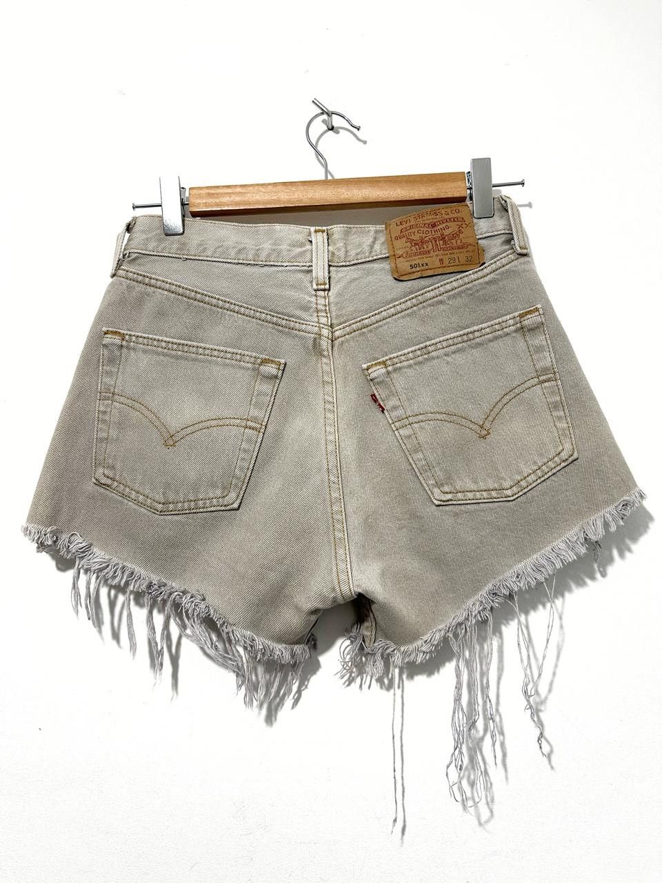 Levi's × Vintage Rare Made in USA Levi's 1990's Denim Shorts W29 Size 29" - 2 Thumbnail