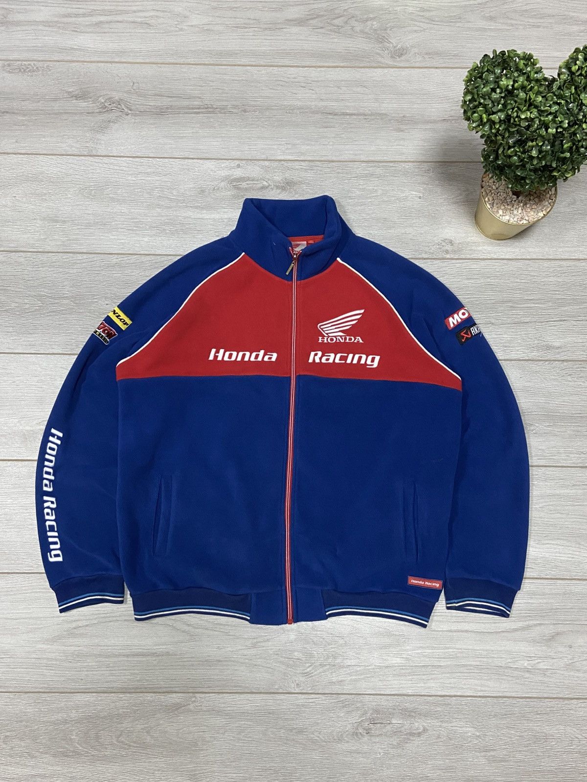 Honda Honda racing vintage fleece zip Size US XL / EU 56 / 4 - 1 Thumbnail