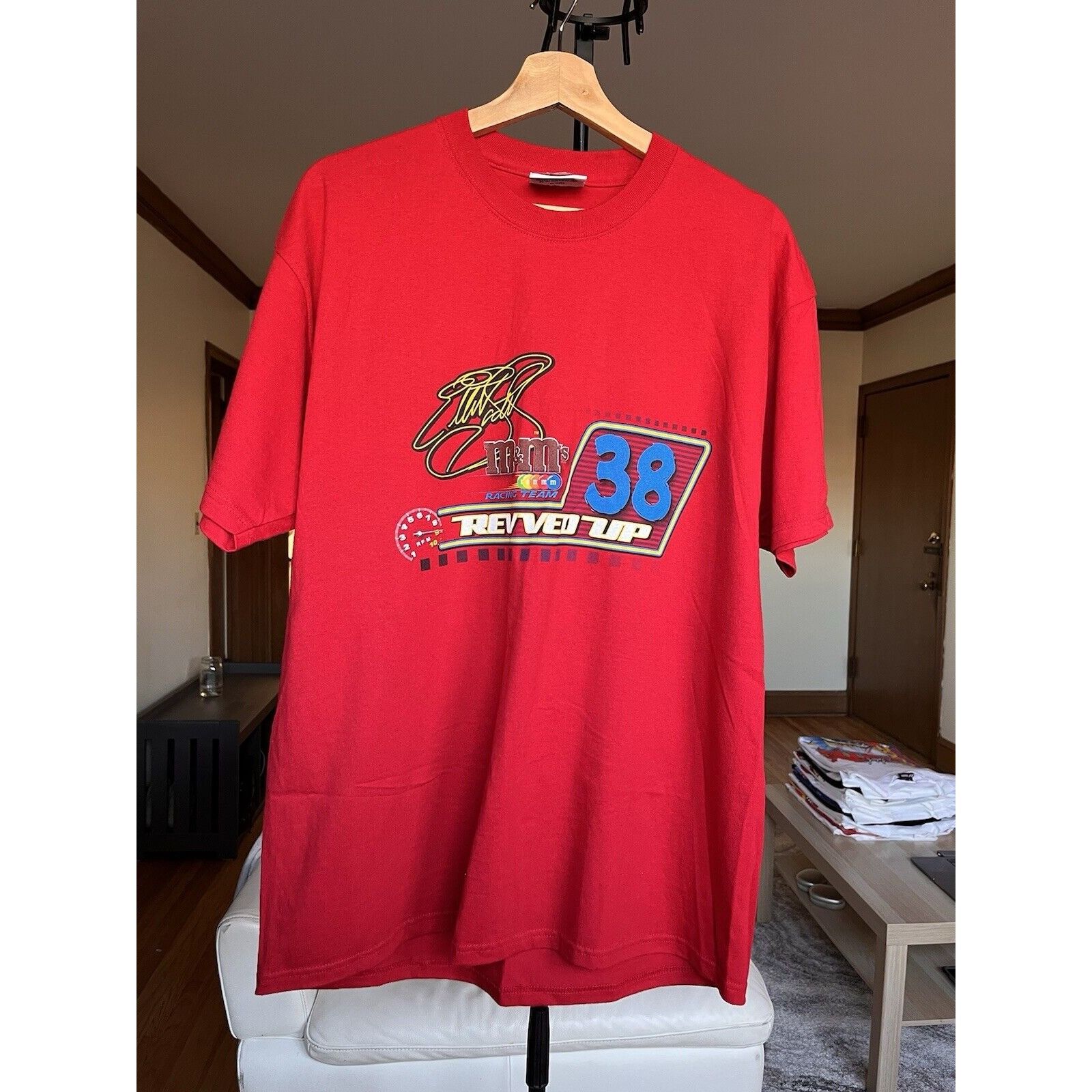 NASCAR VINTAGE NASCAR SKITTLES RACING TEAM ELLIOT SADLER 38 T SHIRT Size US M / EU 48-50 / 2 - 1 Thumbnail