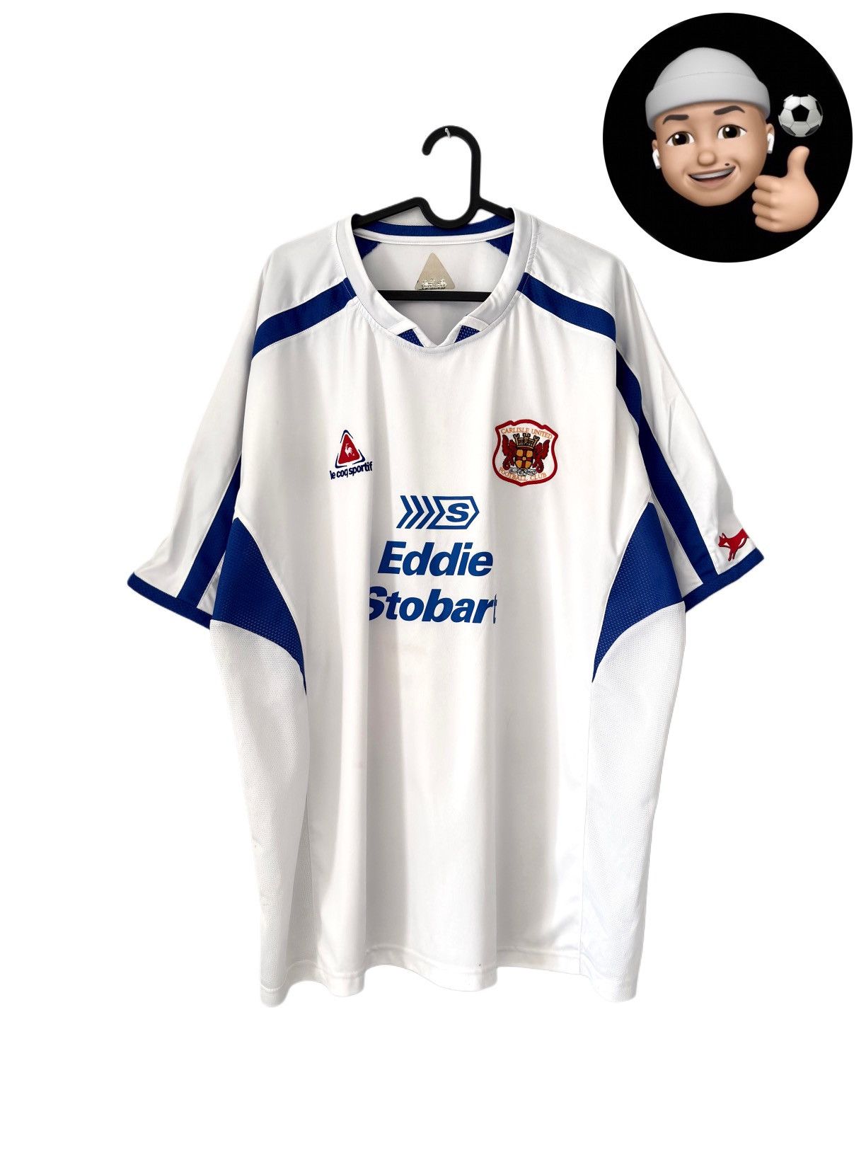 Le Coq Sportif × Vintage 2005 2006 Carlisle United Vintage Third Kit Soccer Jersey FC Size US XXL / EU 58 / 5 - 1 Thumbnail