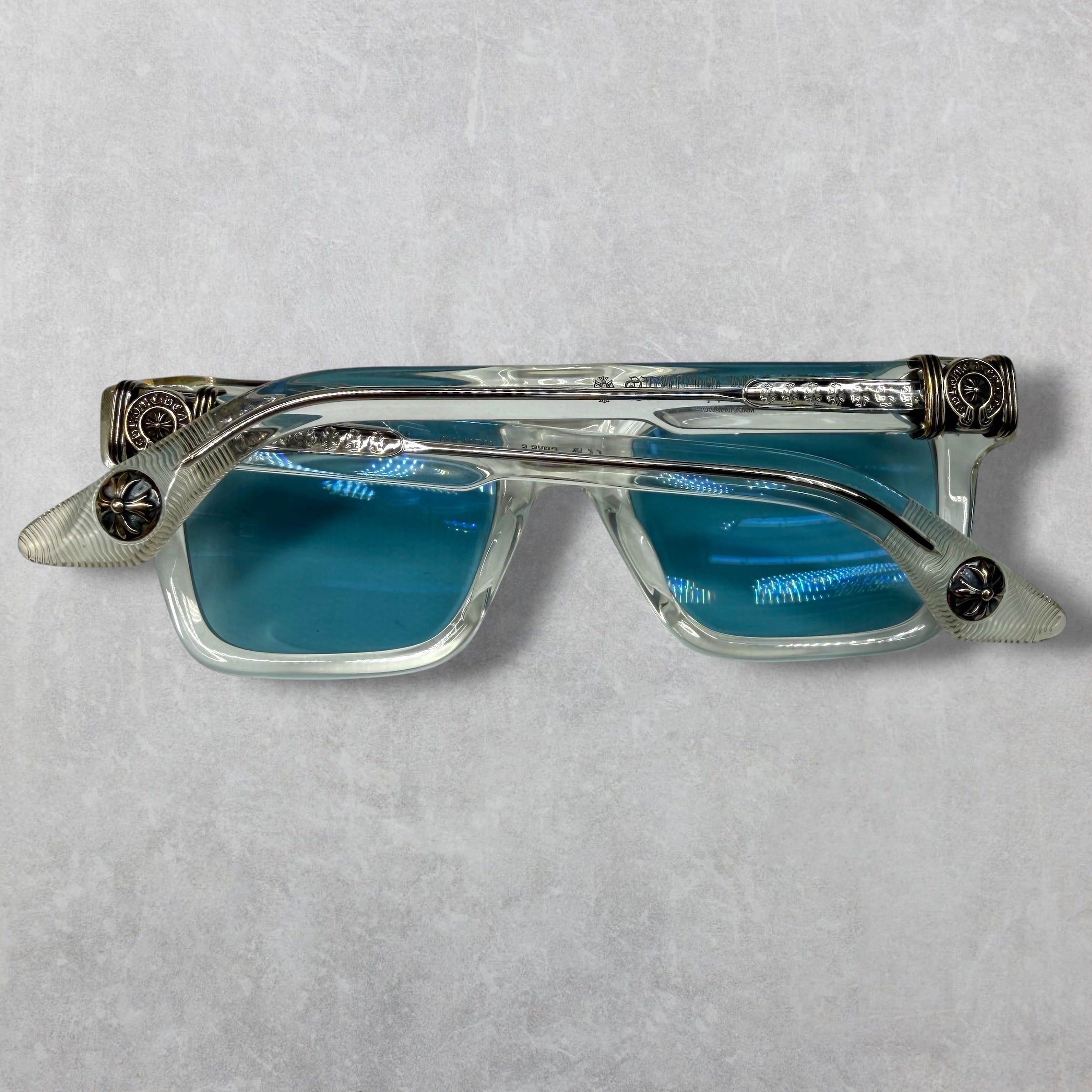 Chrome Hearts Chrome Hearts Hallamanass Crystal Sunglasses Size ONE SIZE - 5 Thumbnail