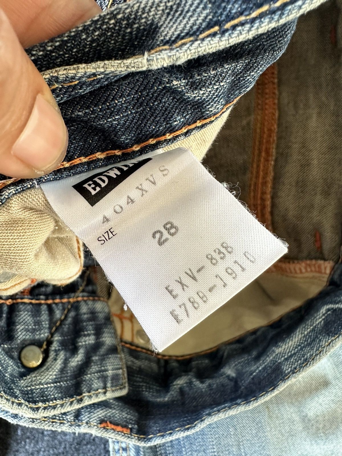 Edwin Edwin Exclusive Vintage Distressed Denim F97 Size US 28 / EU 44 - 11 Thumbnail
