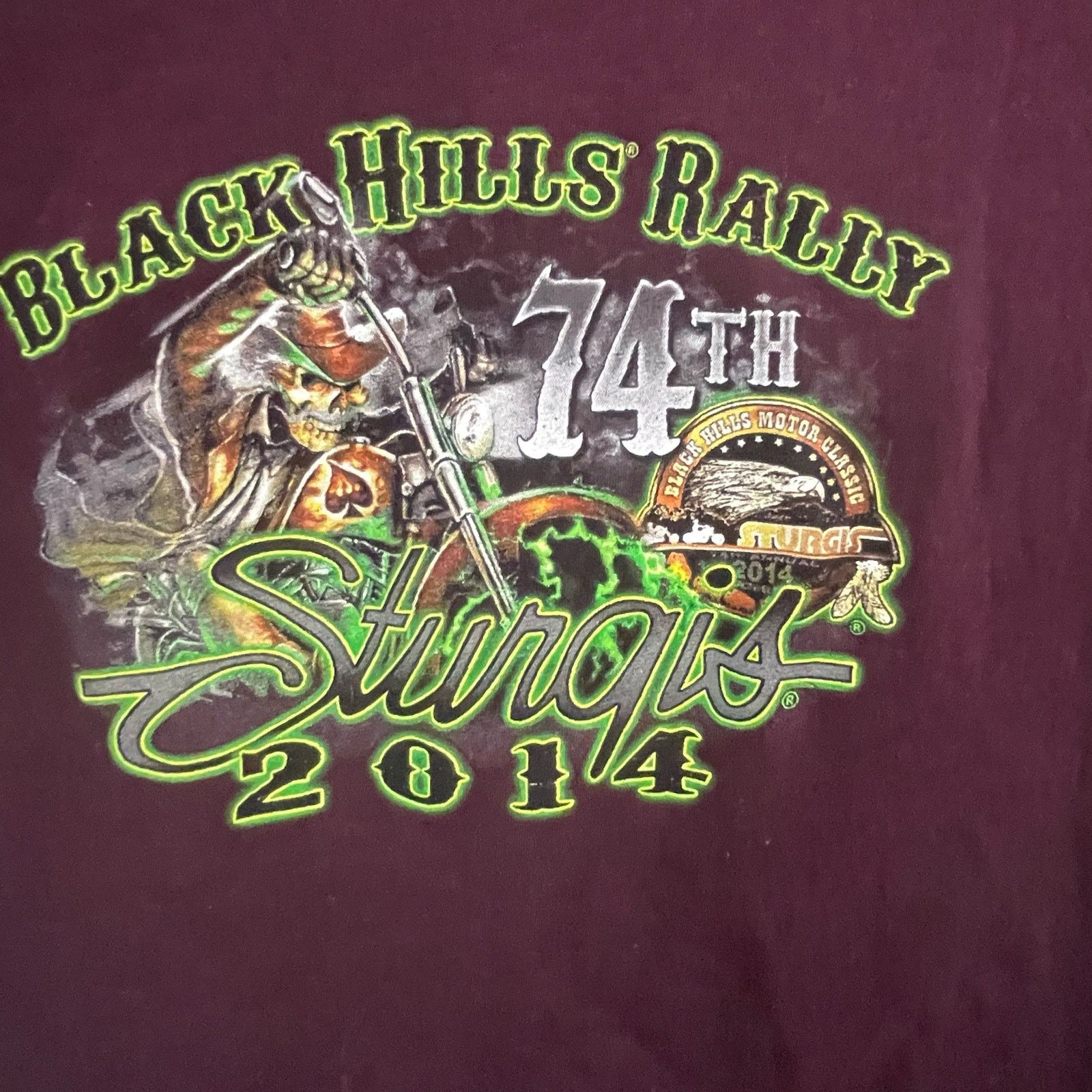 Other Sturgis Baby Tee XL Graphic Print 2014 Black Hills Rally Size XL / US 12-14 / IT 48-50 - 4 Thumbnail
