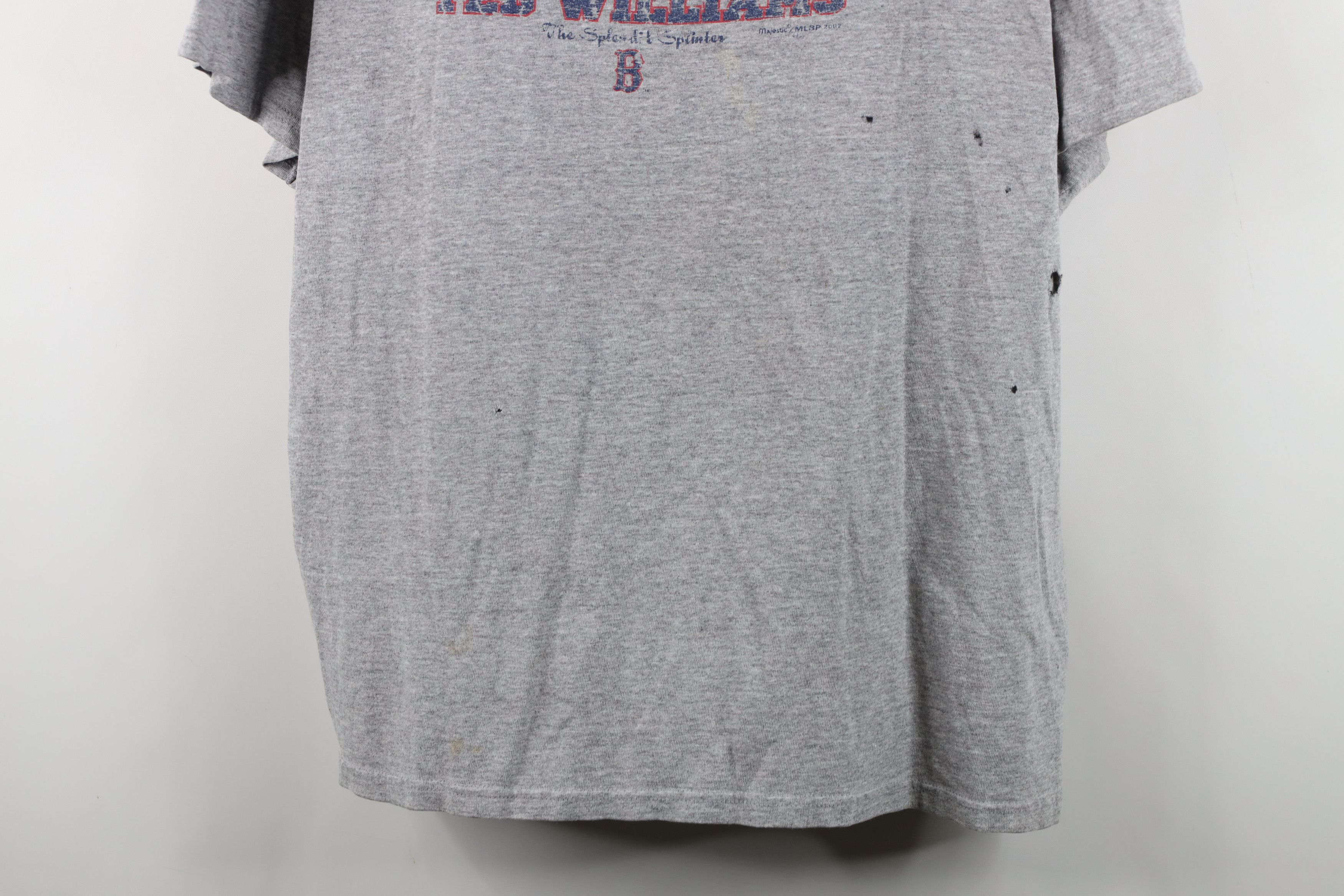 Majestic Vintage Y2K 2002 Majestic Boston Red Sox T-Shirt Gray Size US XL / EU 56 / 4 - 3 Thumbnail