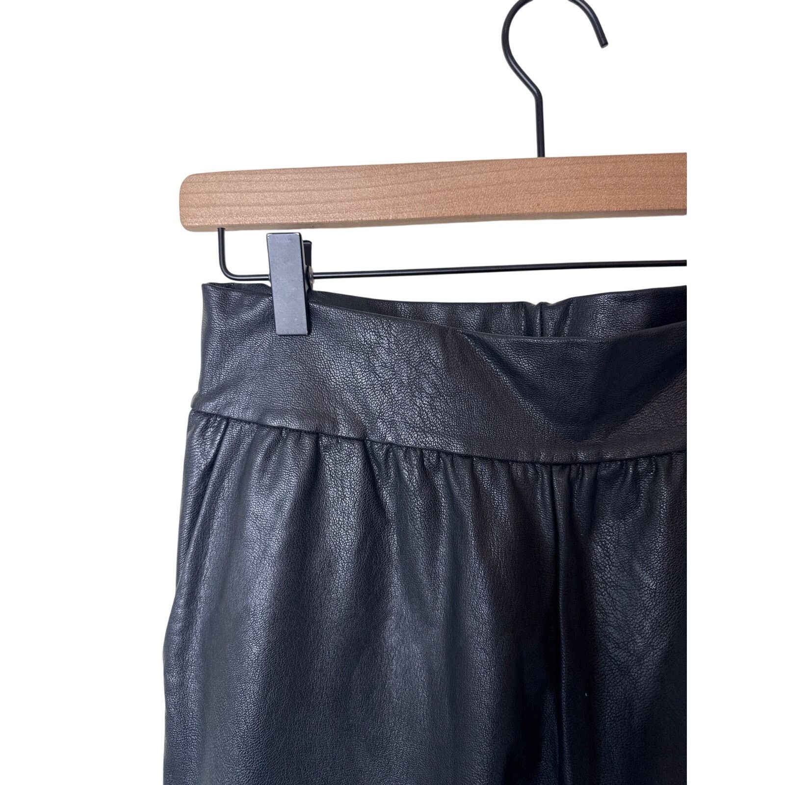 Commando COMMANDO Faux Leather Pull On Jogger Pant Black Size Small Size 28" / US 6 / IT 42 - 4 Thumbnail