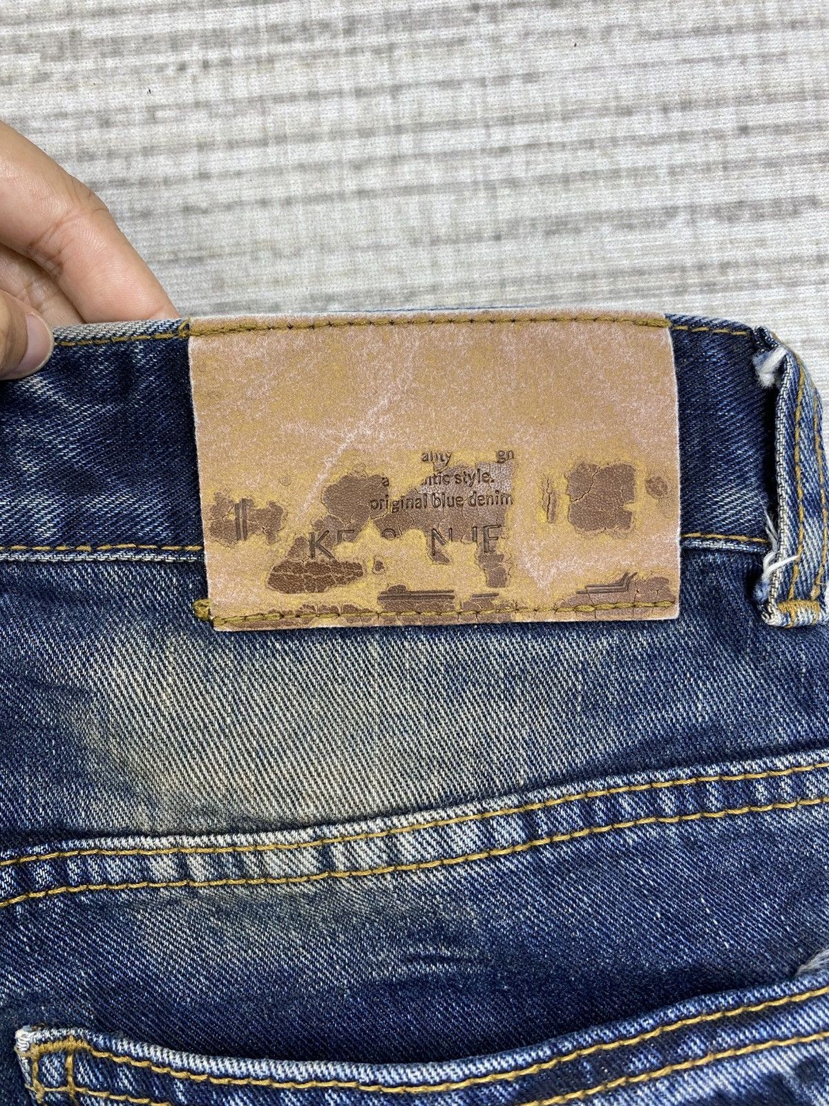 If Six Was Nine × Le Grande Bleu (L.G.B.) × Vintage Vintage Kesson Jeans Distressed Denim Pants Size US 30 / EU 46 - 14 Thumbnail