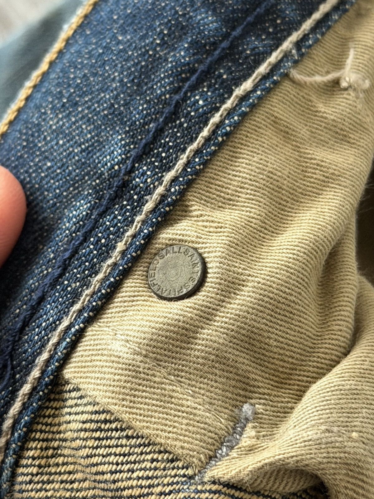 Allsaints Allsaints Spitalfields Japan Denim Opium Swag Y2K Shorts Size US 31 - 16 Thumbnail