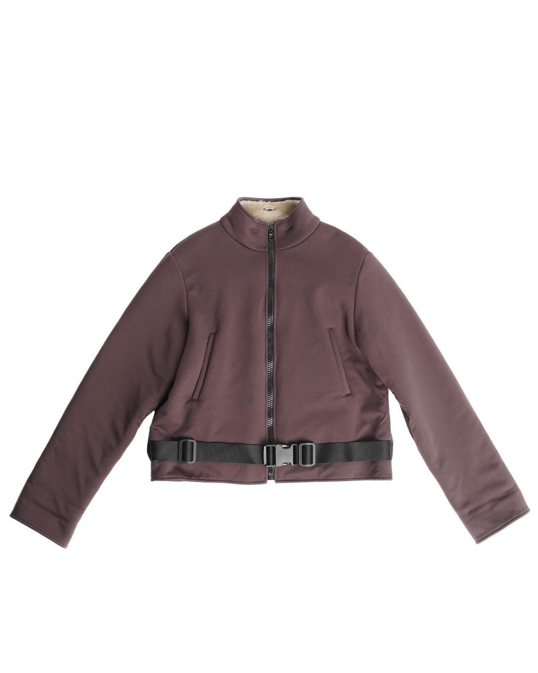 Miu Miu Miu Miu F/W1999 Fleece Lining Belt Buckle Jacket Size M / US 6-8 / IT 42-44 - 4 Thumbnail
