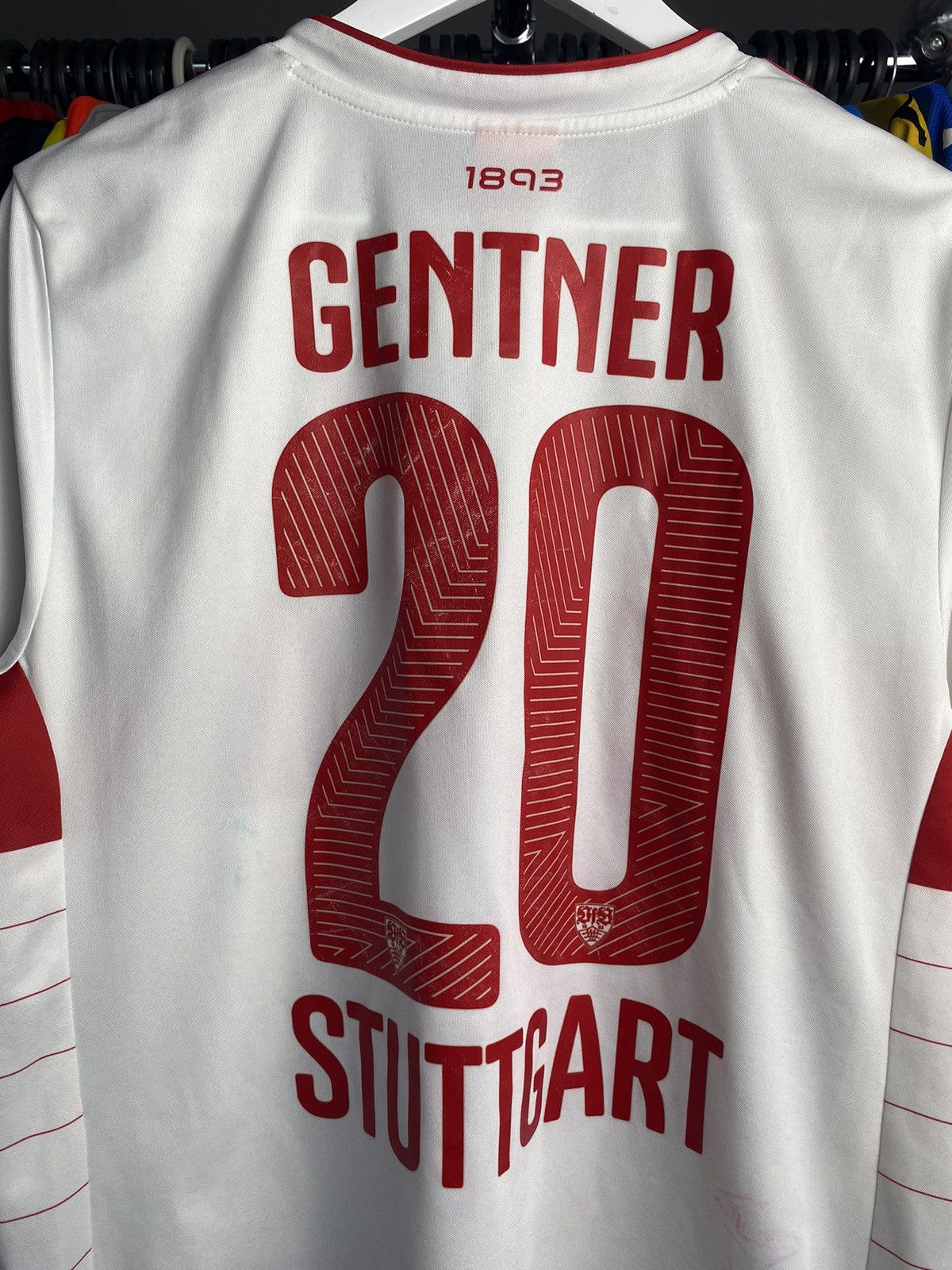 Puma 2013/14 PUMA STUTTGART HOME SOCCER FOOTBALL JERSEY SHIRT Size US L / EU 52-54 / 3 - 10 Thumbnail