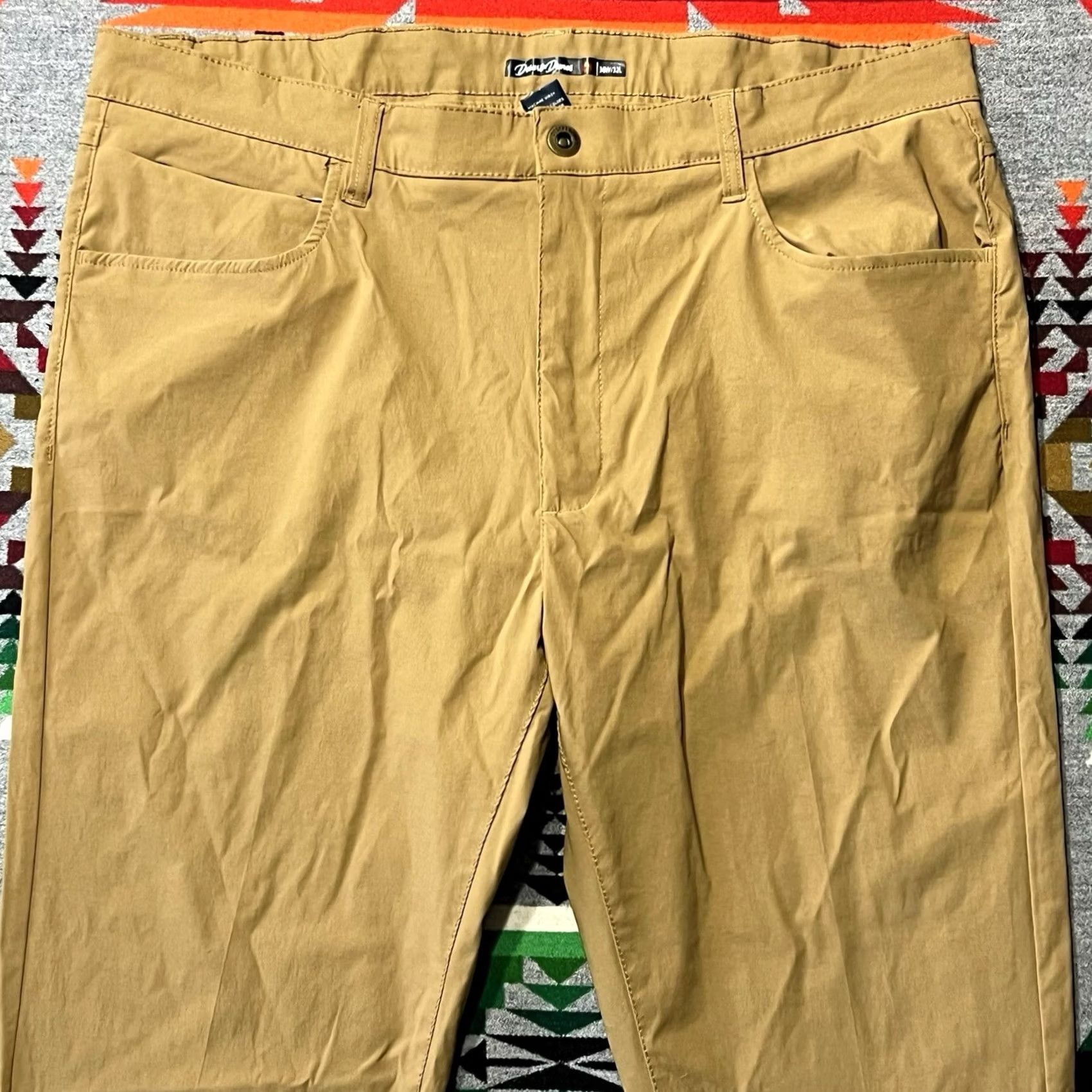 Vintage Desert Dunes Golf Pants Mens 38x32 Brown Stretch Performance B9 Size US 38 / EU 54 - 7 Thumbnail